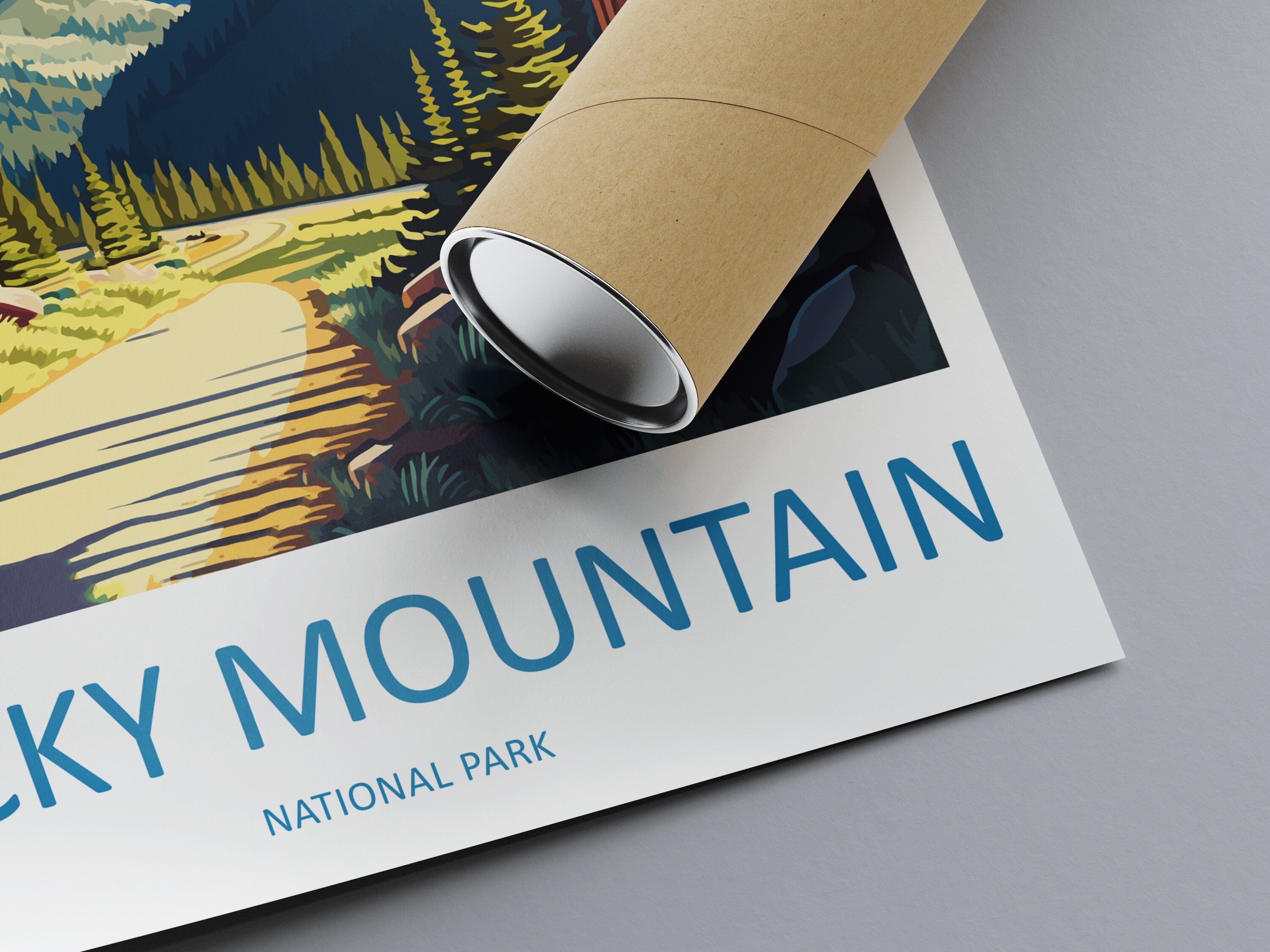 Rocky Mountain National Park Travel Print