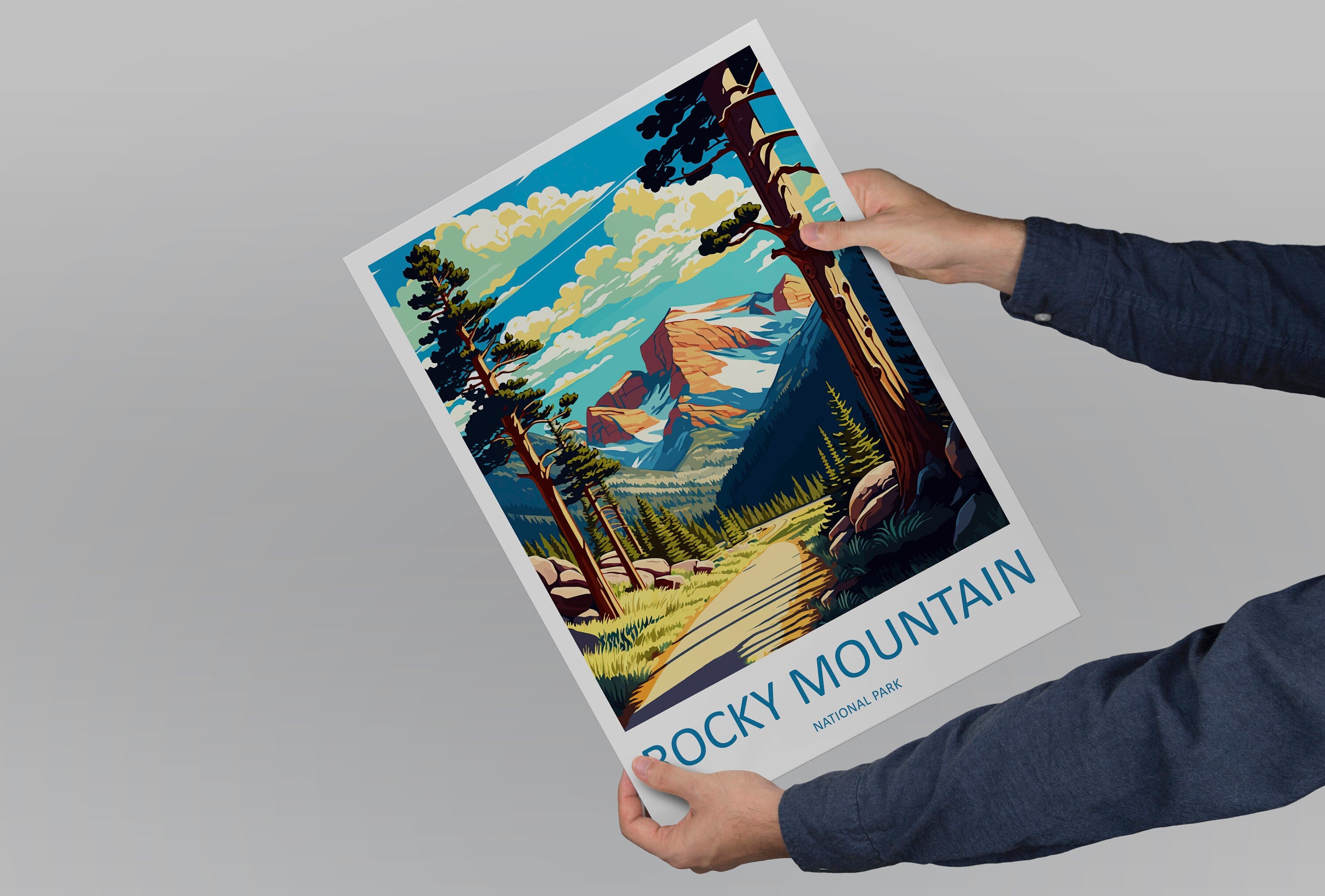 Rocky Mountain National Park Travel Print