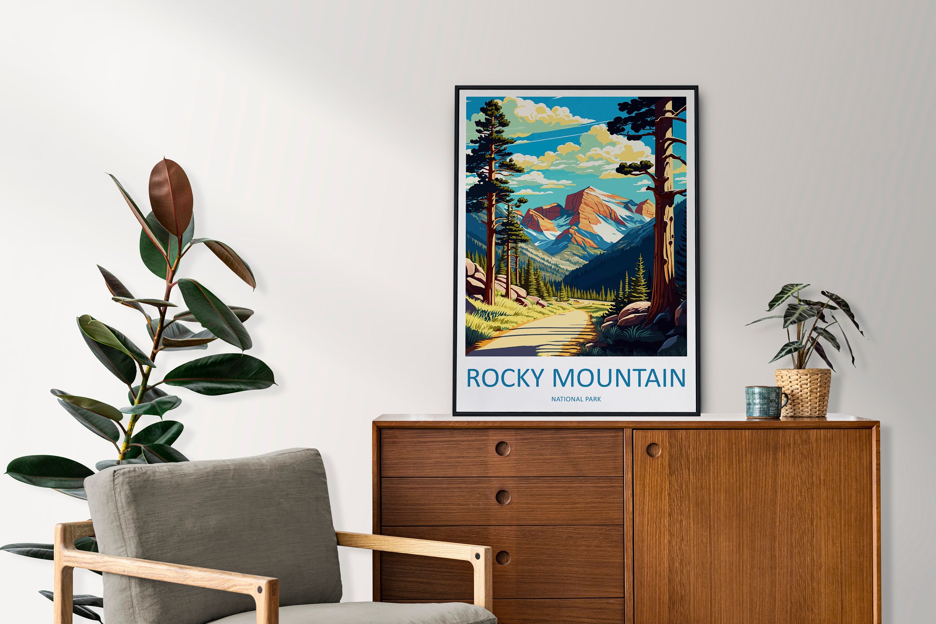 Rocky Mountain National Park Travel Print