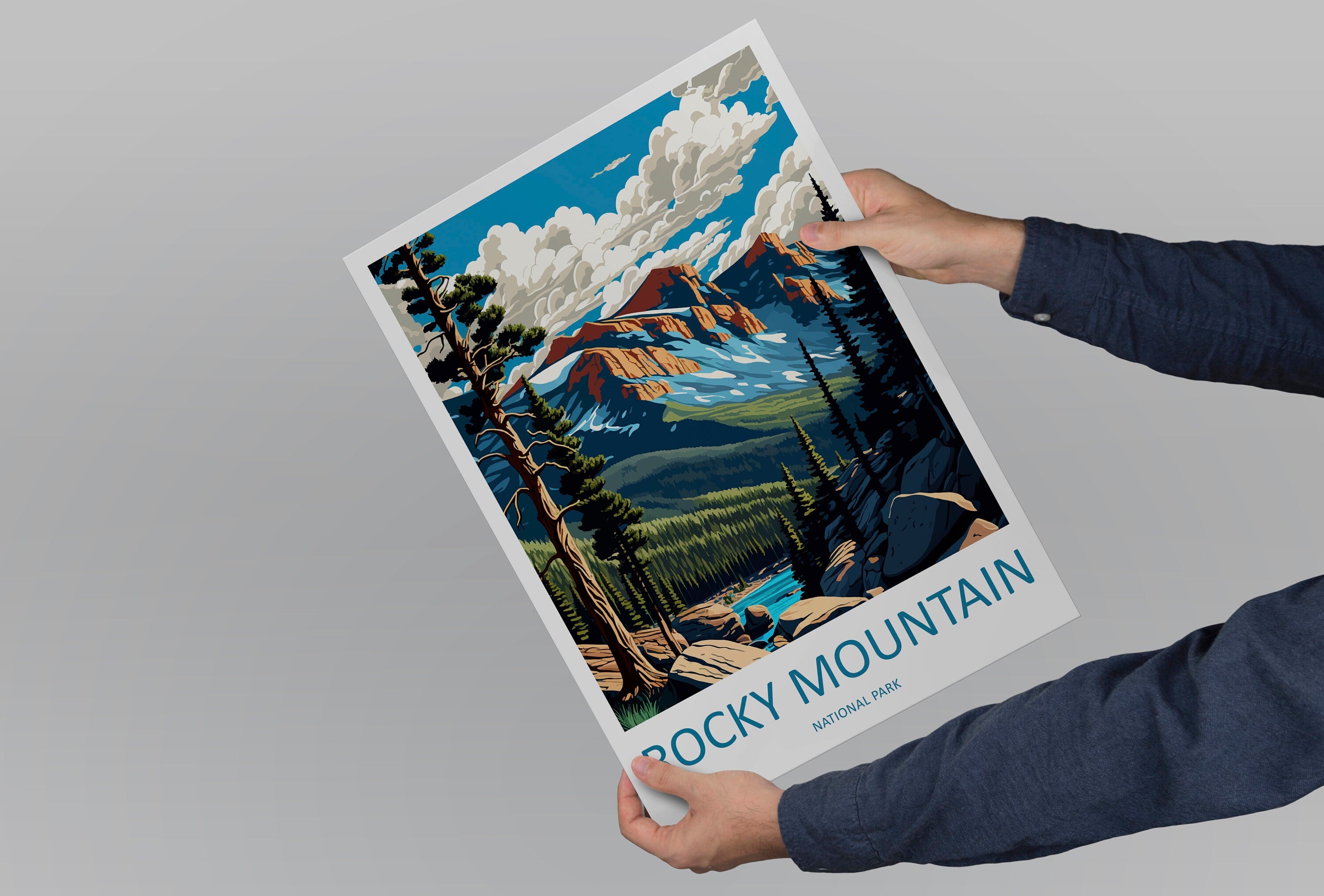 Rocky Mountain National Park Travel Print