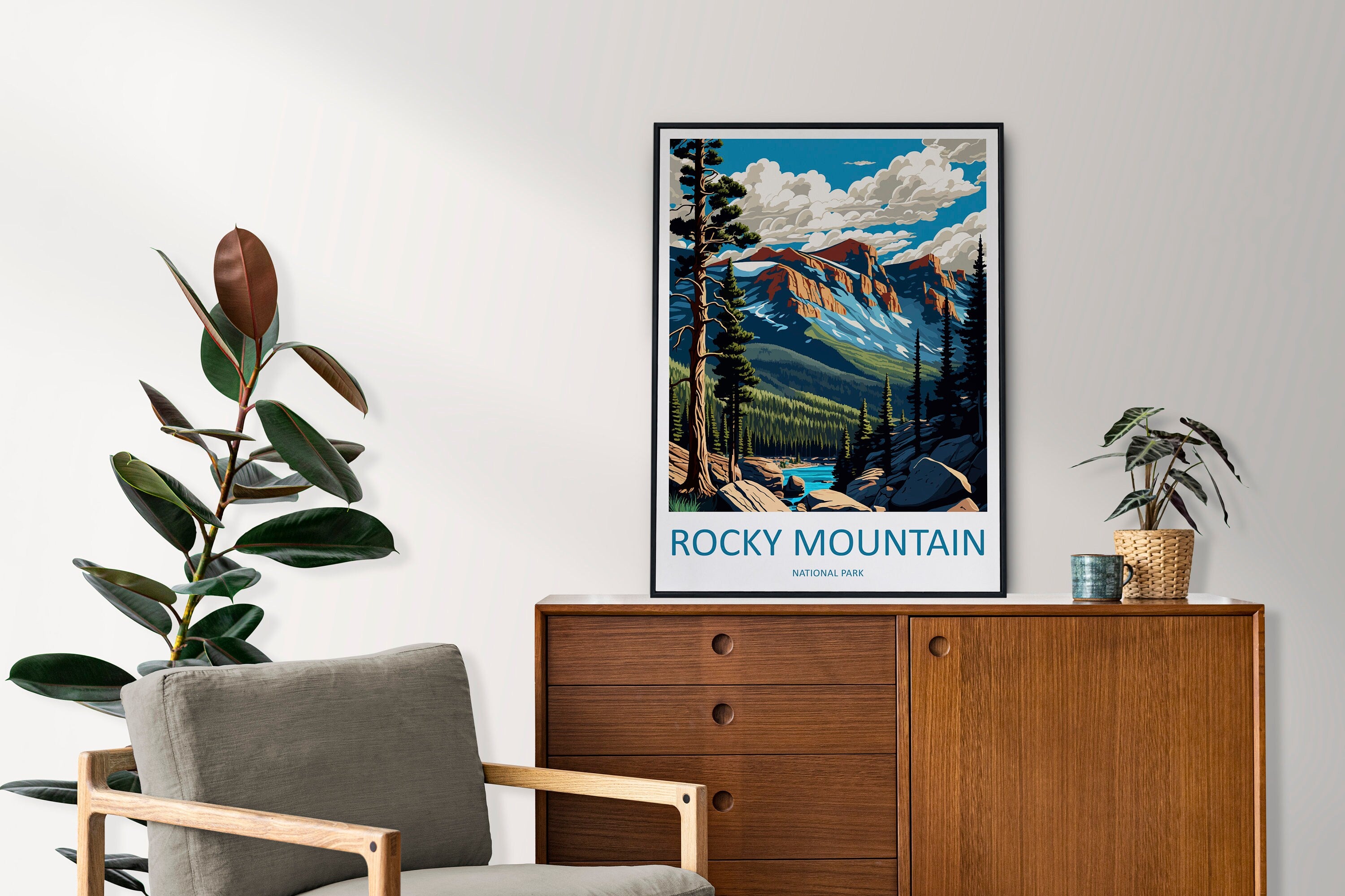 Rocky Mountain National Park Travel Print