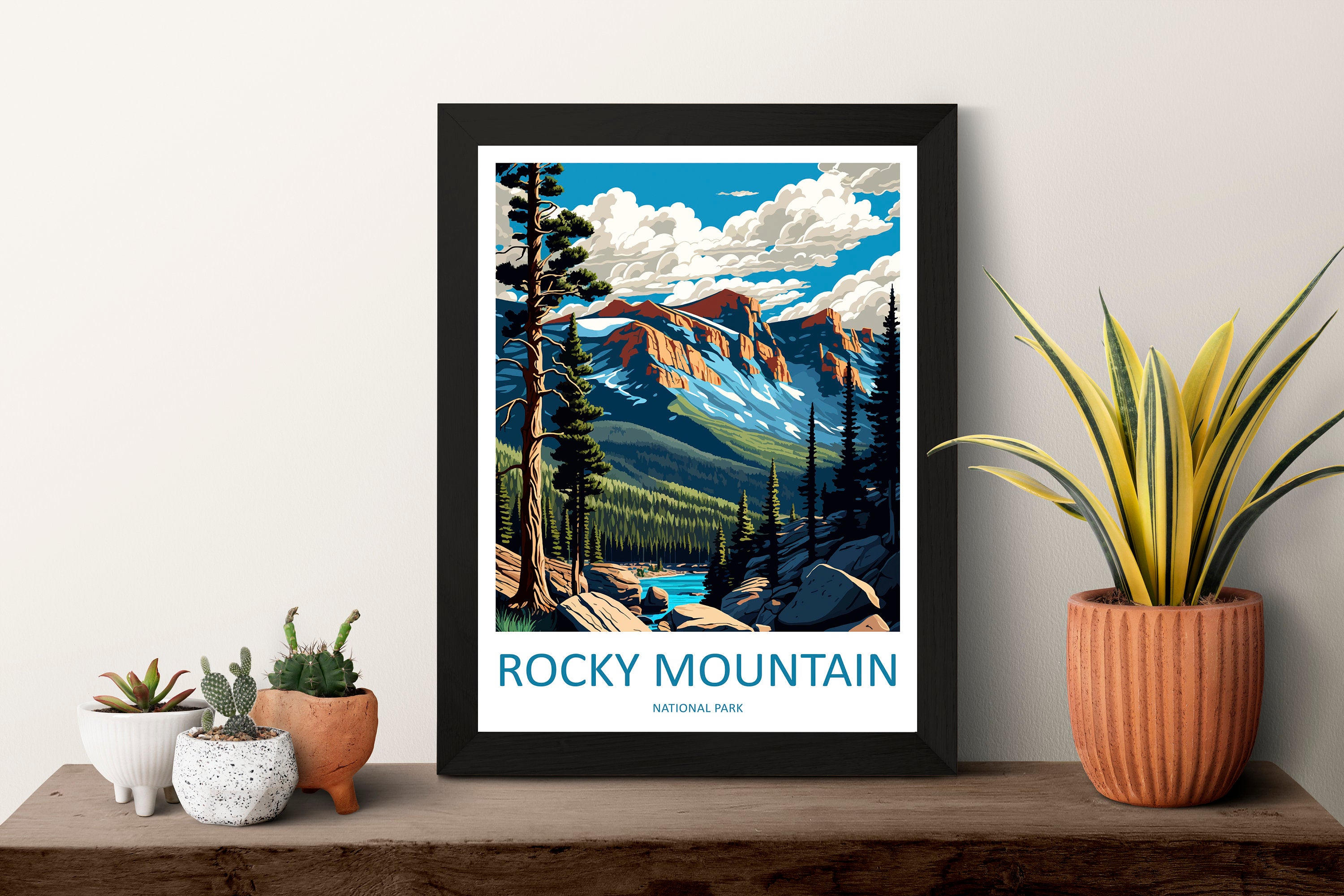 Rocky Mountain National Park Travel Print