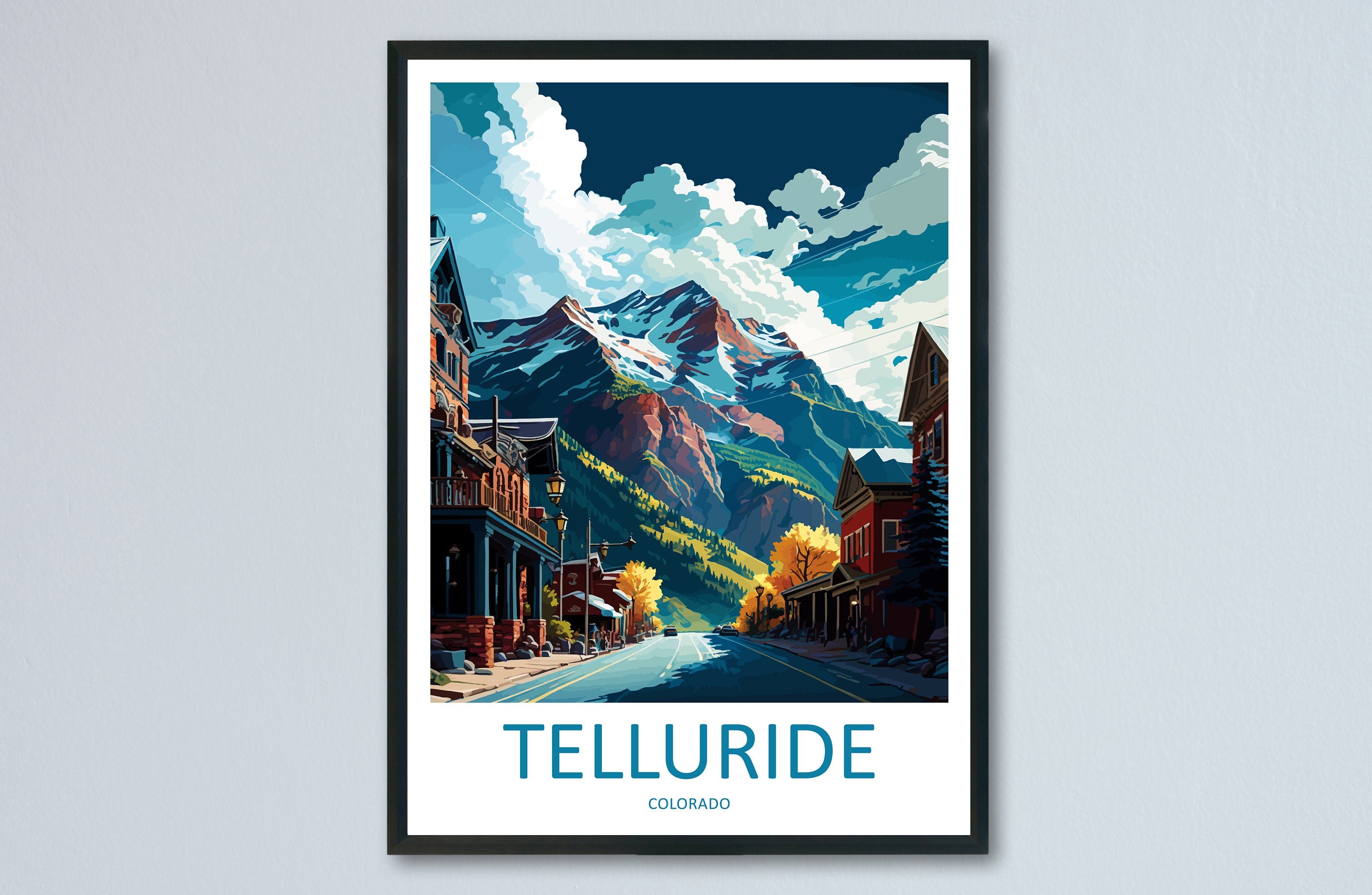 Telluride Travel Print