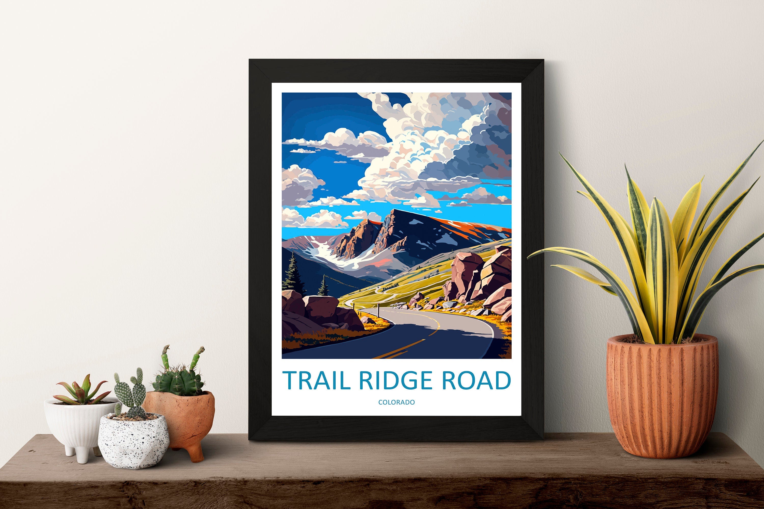 Trail Ridge Road Travel Print