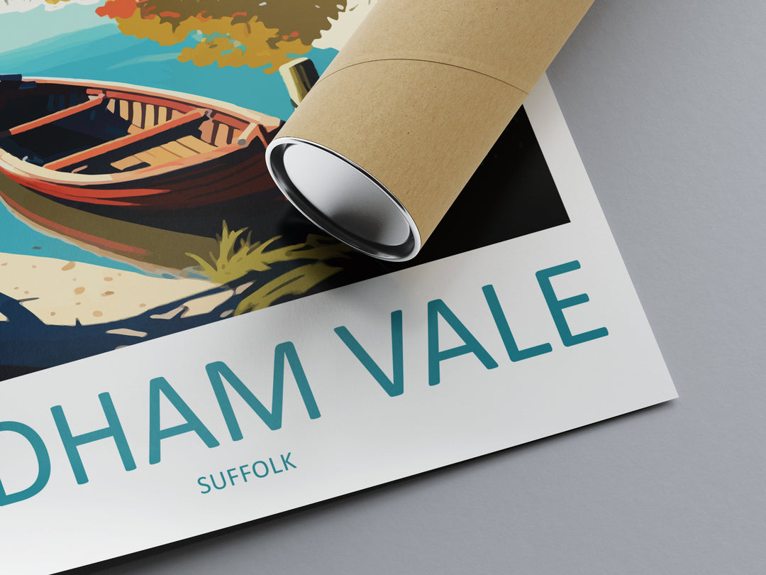 Dedham Vale Travel Print Wall Art Dedham Vale Wall Hanging Home Décor Dedham Vale Gift Art Lovers England Art Lover Gift Dedham Vale Art
