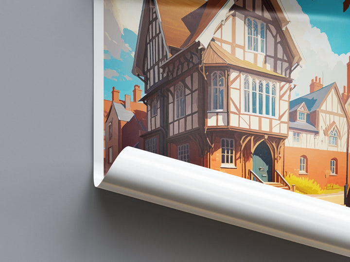 Ipswich Travel Print Wall Art Ipswich Wall Hanging Home Décor Ipswich Gift Art Lovers England Art Lover Gift Ipswich Art