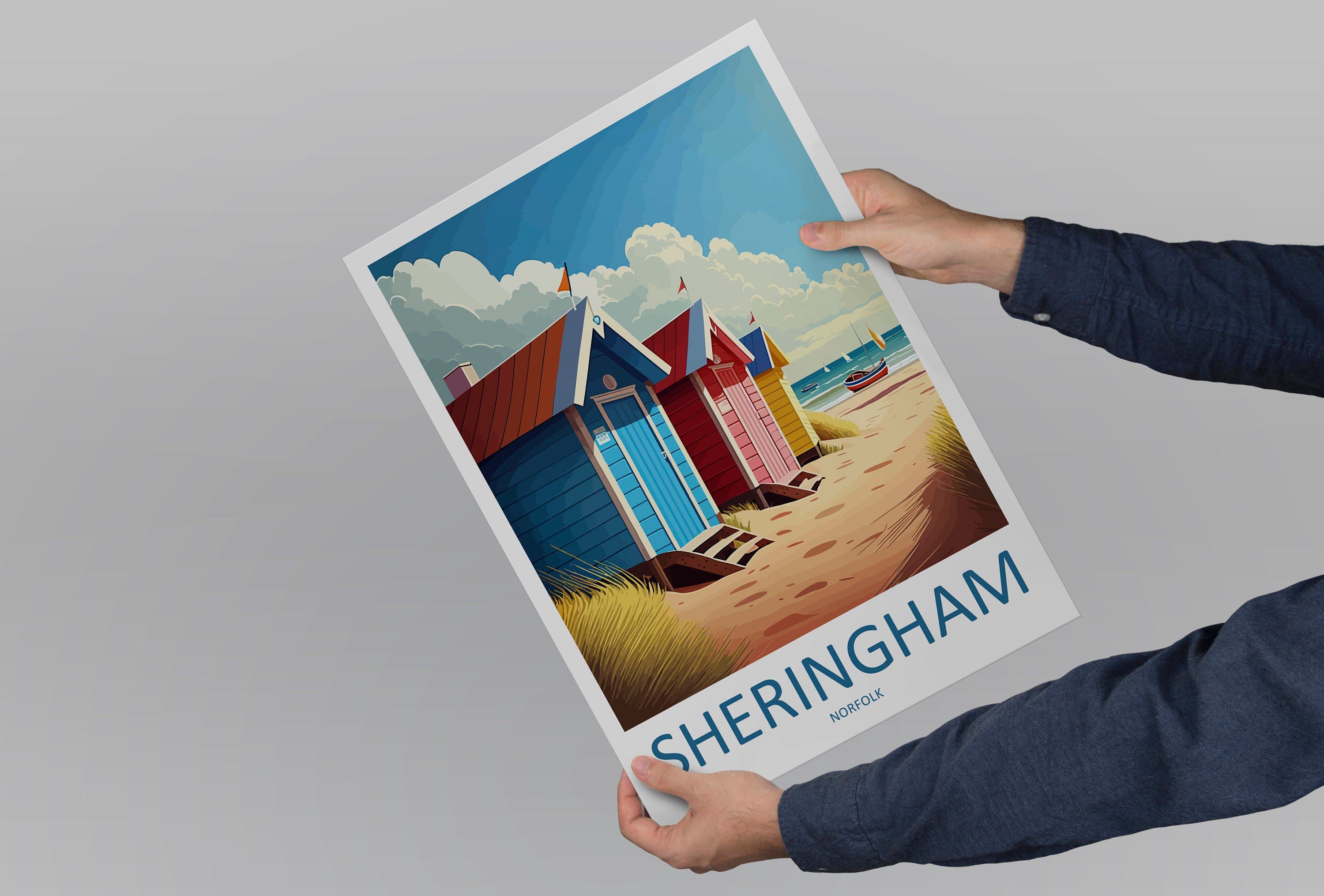 Sheringham Travel Print