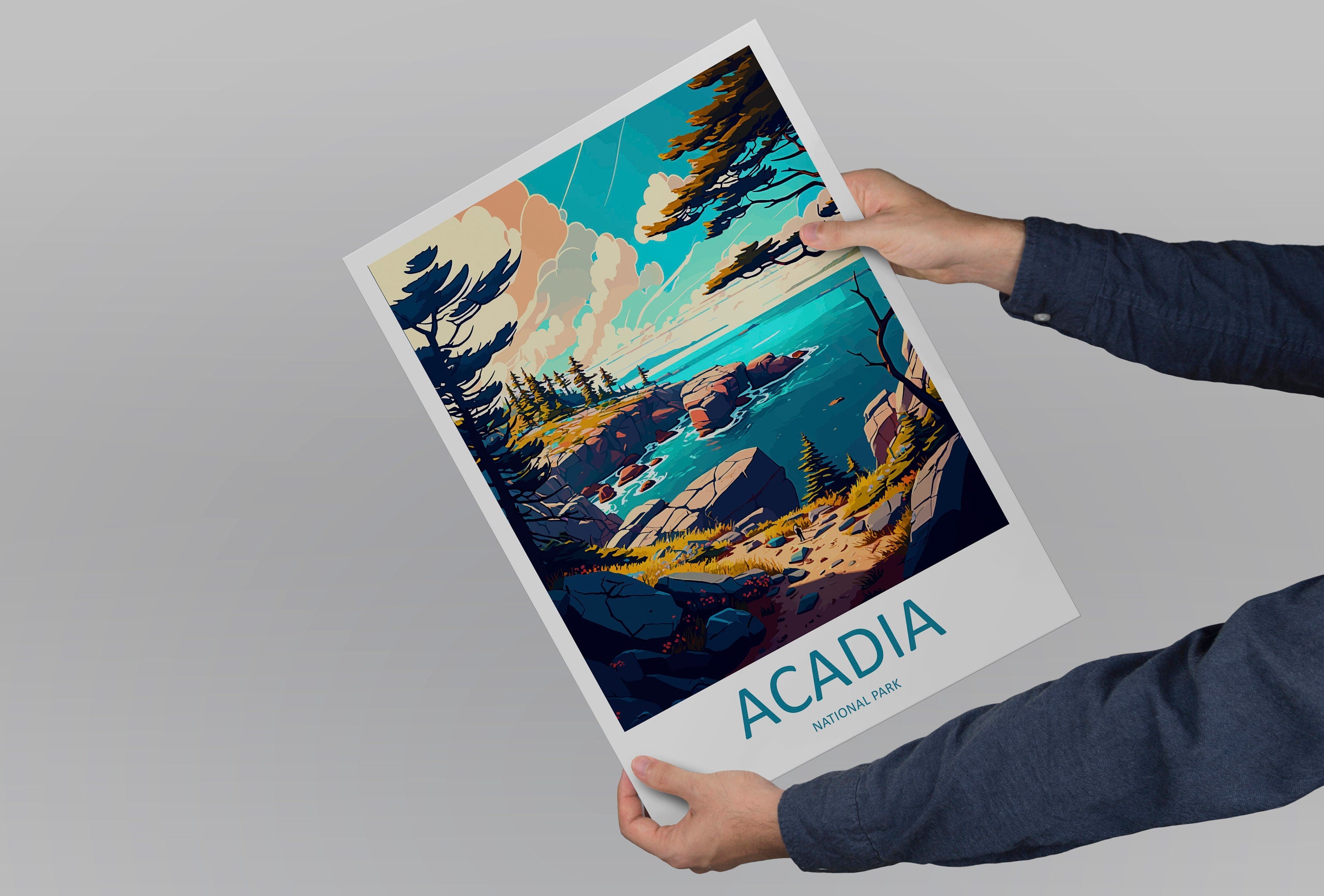 Acadia National Park Travel Print