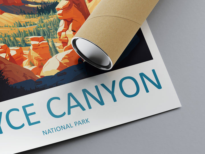 Bryce Canyon National Park Travel Print Wall Art Bryce Canyon National Park Wall Hanging Home Décor Bryce Canyon National Park Gift Art