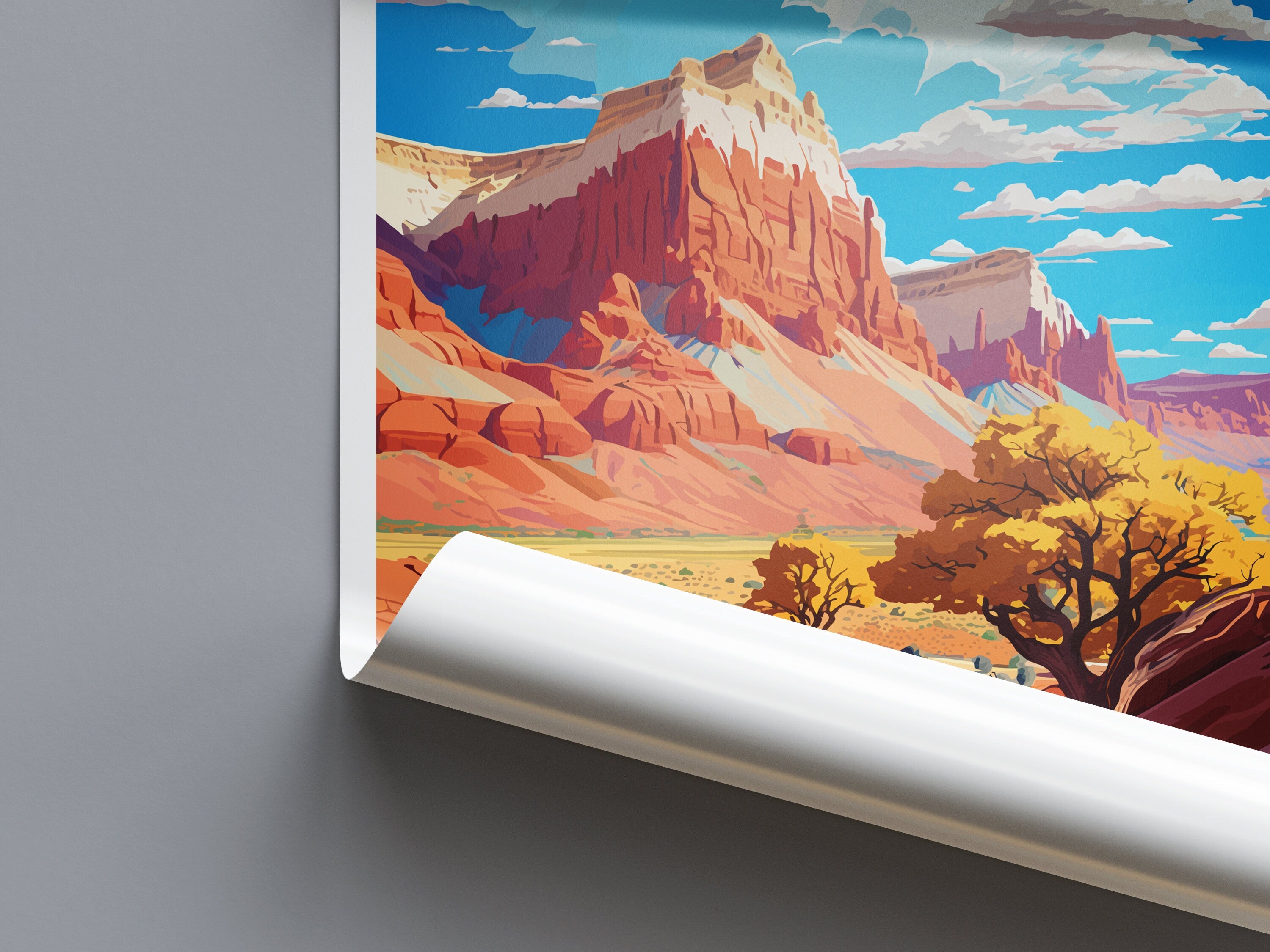 Capitol Reef National Park Travel Print