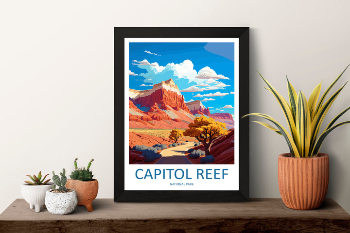 Capitol Reef National Park Travel Print Wall Art Capitol Reef National Park Wall Hanging Home Décor Capitol Reef National Park Gift Art