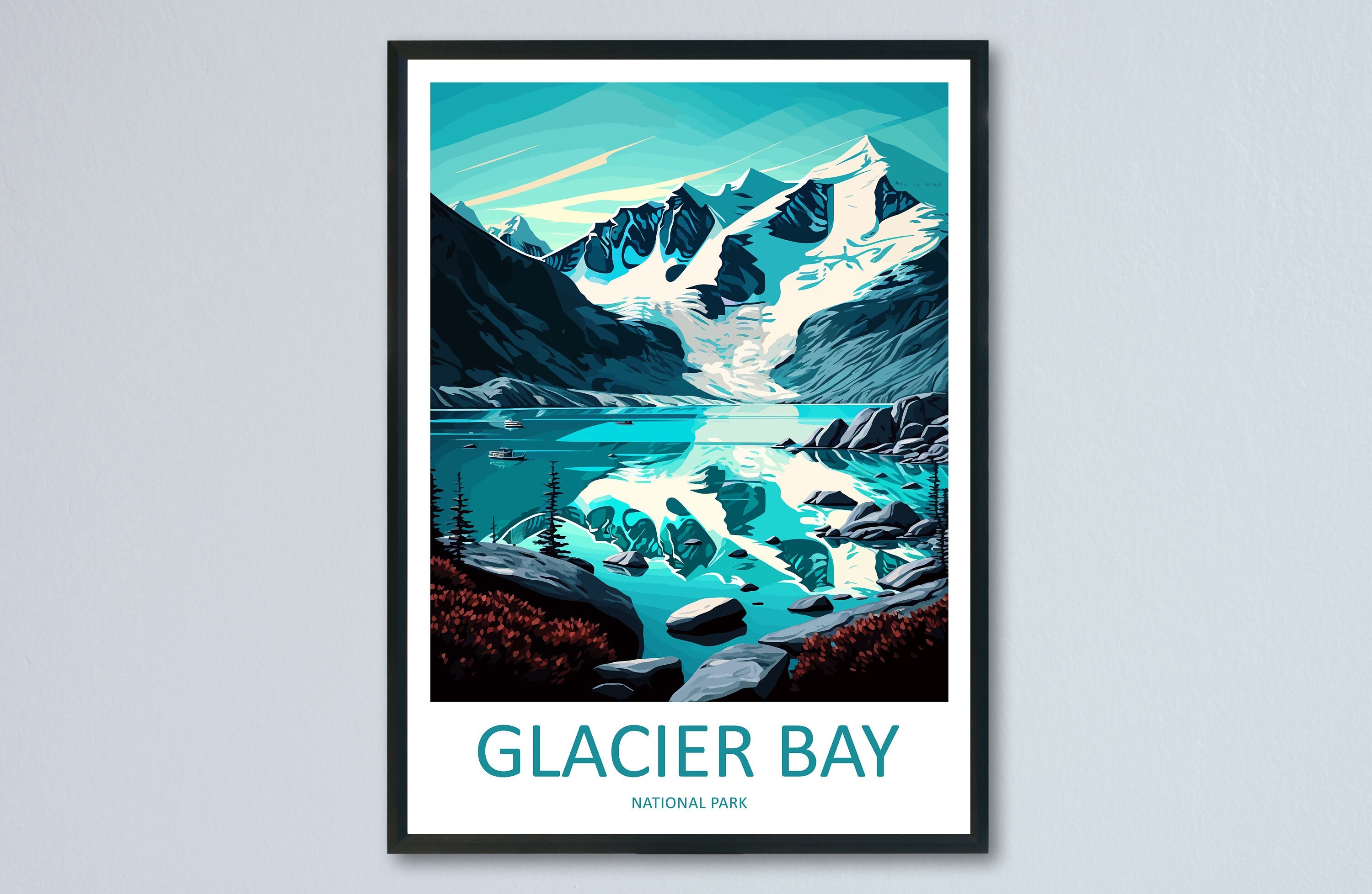 Glacier Bay National Park Travel Print