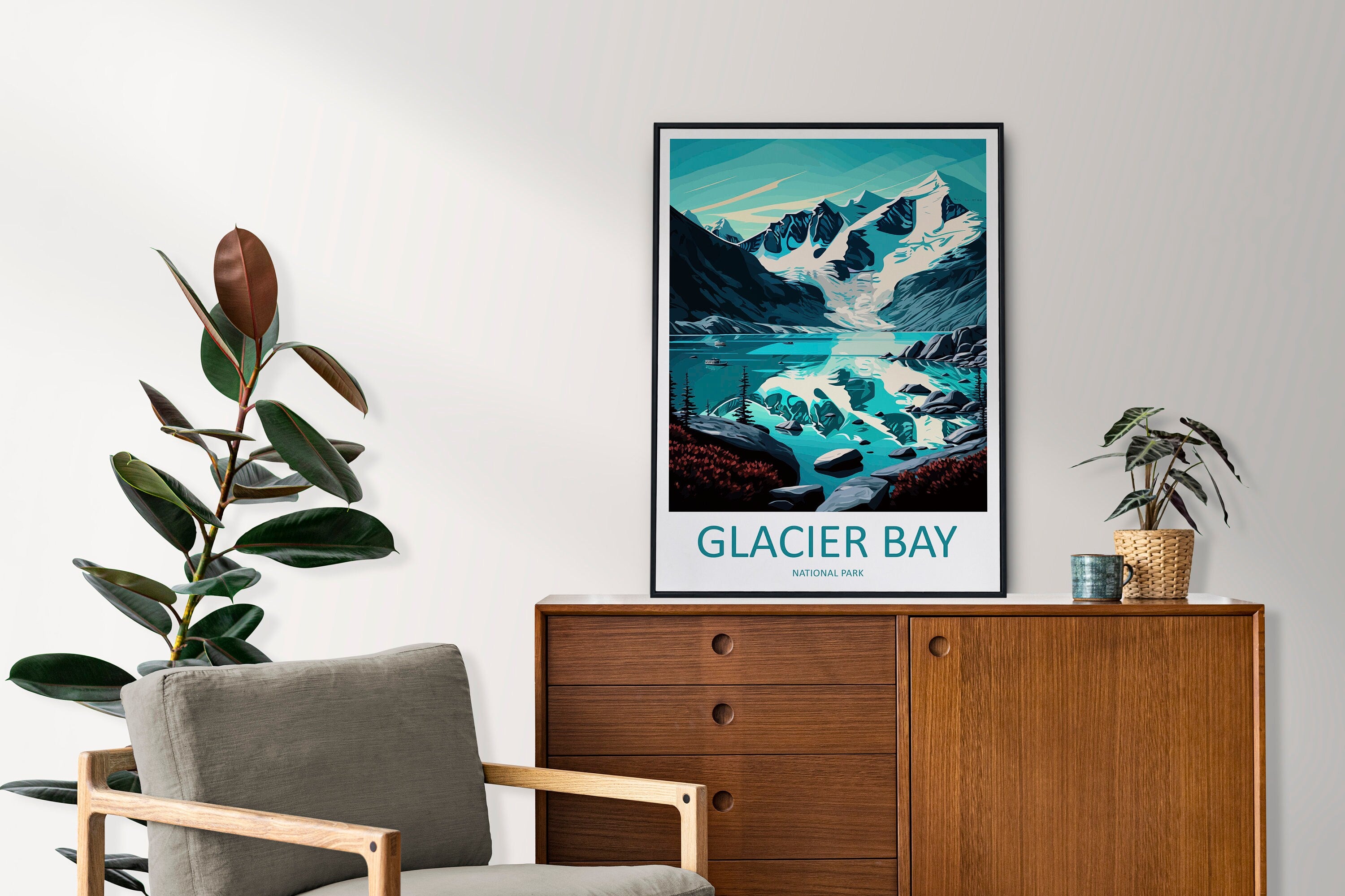 Glacier Bay National Park Travel Print