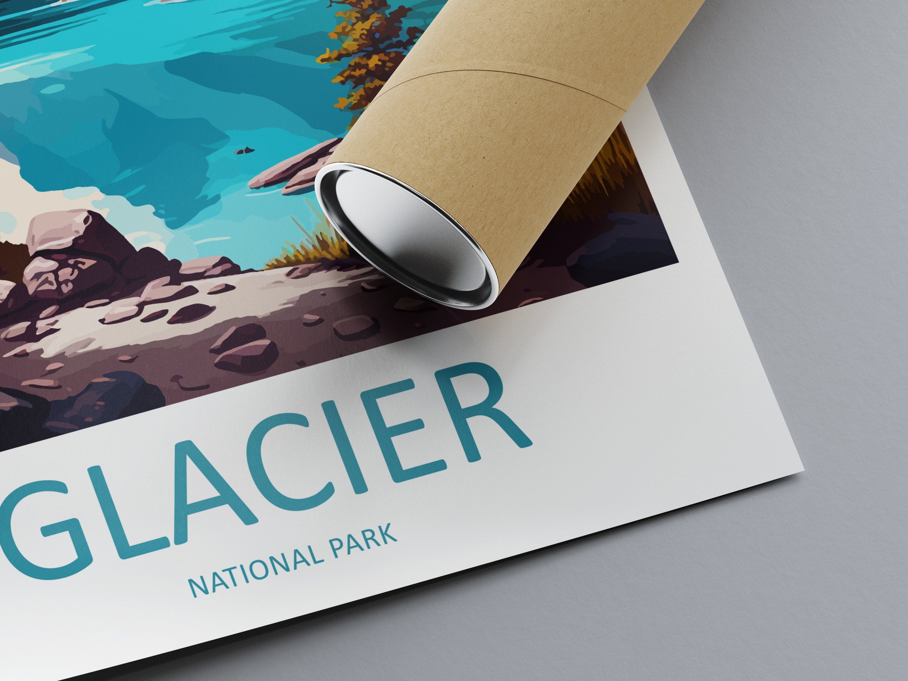 Glacier National Park Travel Print