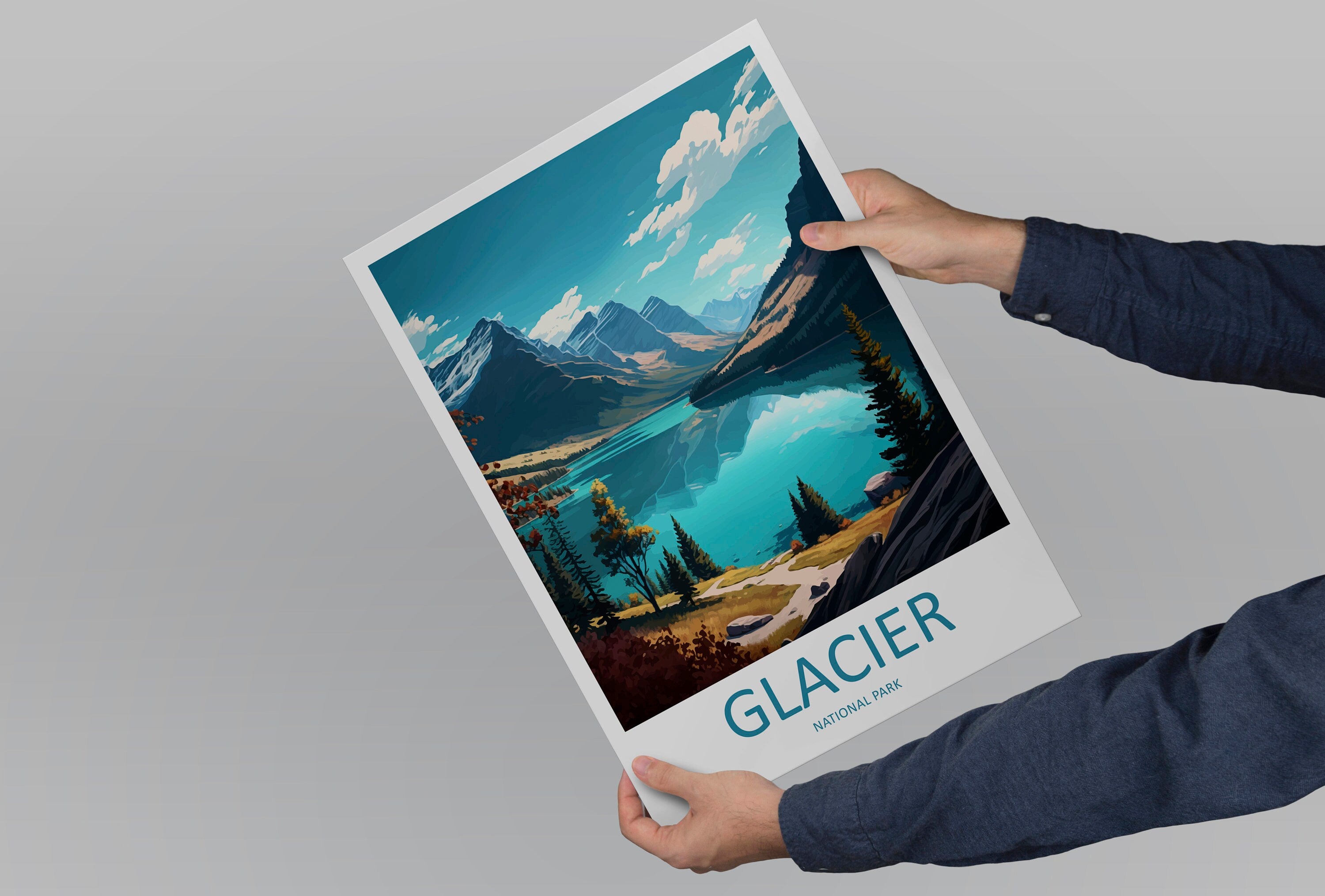 Glacier National Park Travel Print