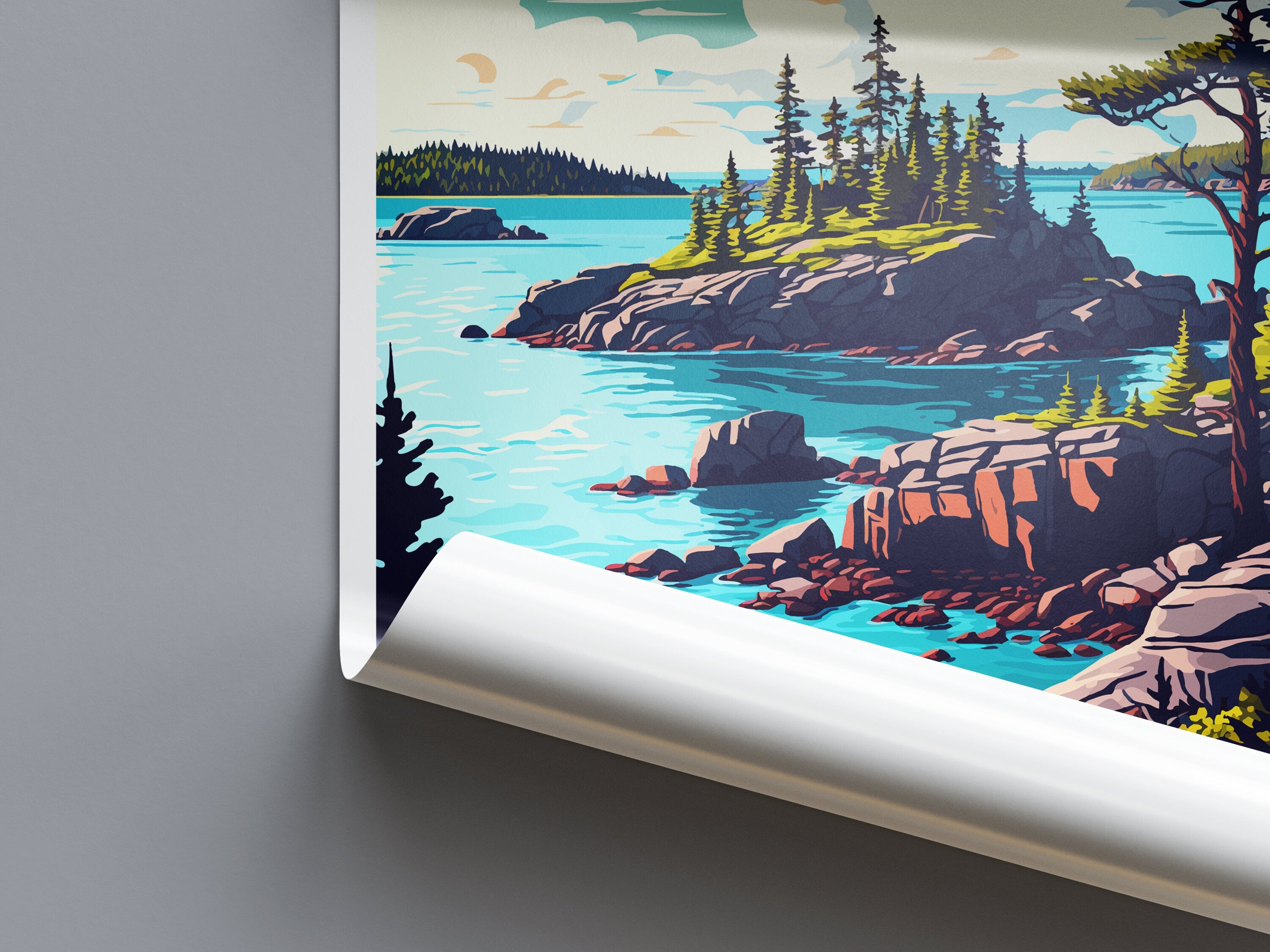 Isle Royale National Park Travel Print