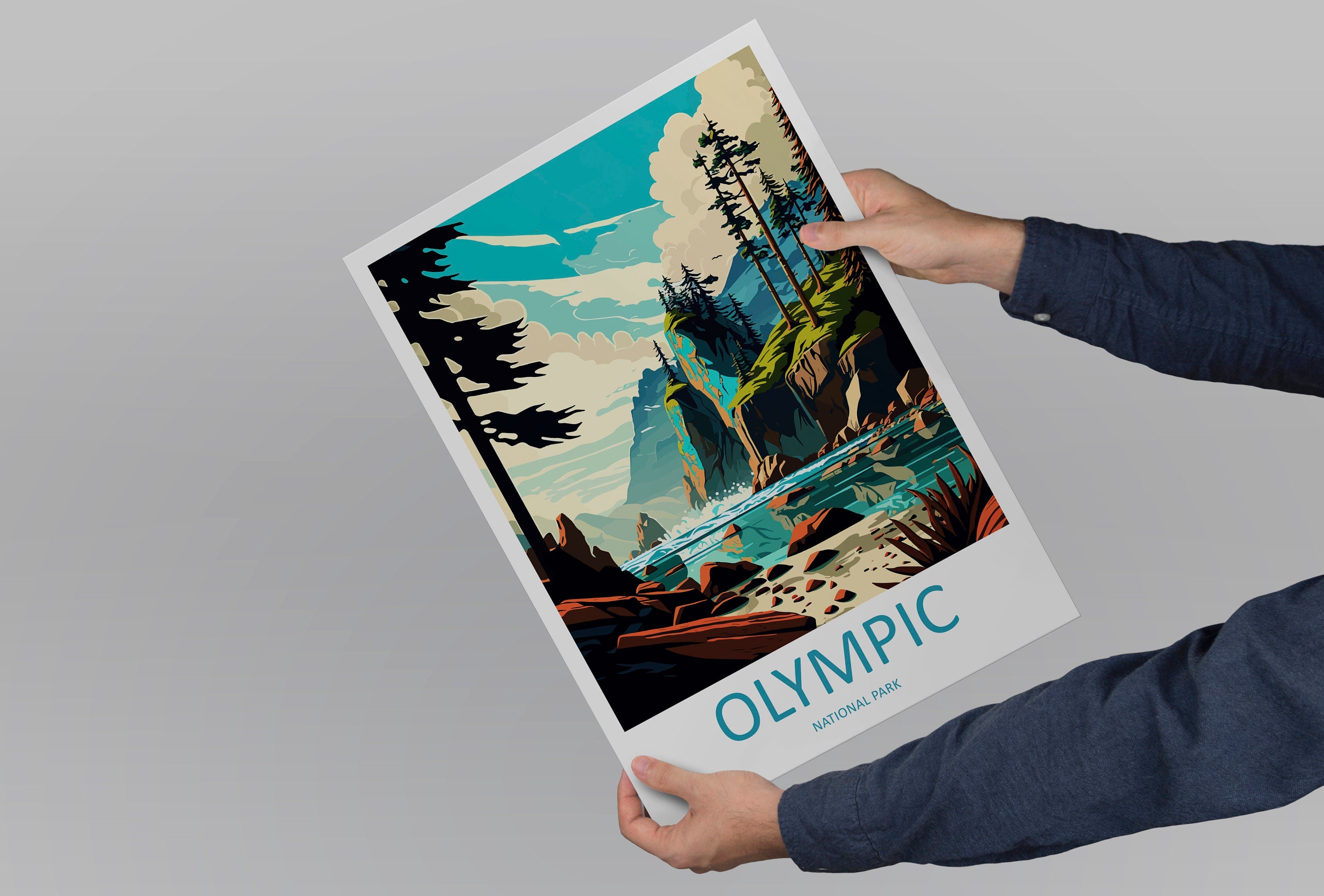 Olympic National Park Travel Print