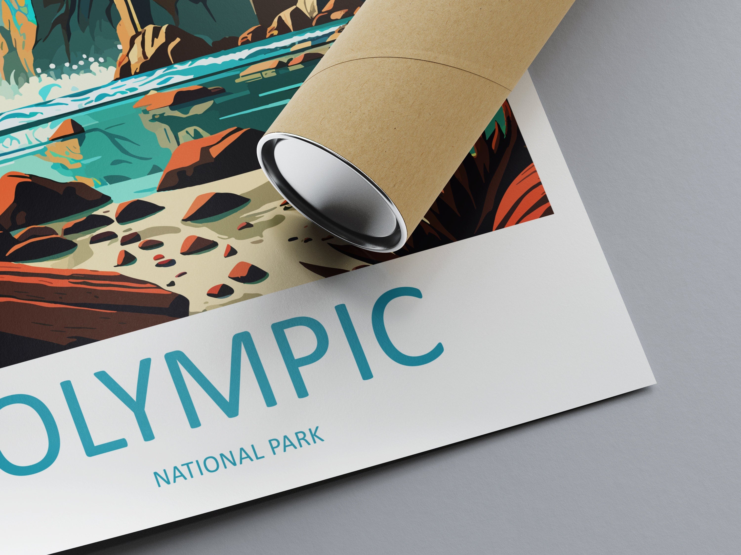 Olympic National Park Travel Print