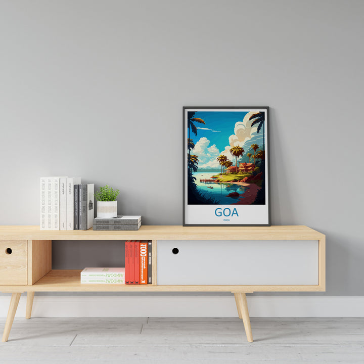 Goa Travel Print Wall Art Goa Wall Hanging Home Décor Goa Gift Art Lovers India Art Lover Gift Wall Décor