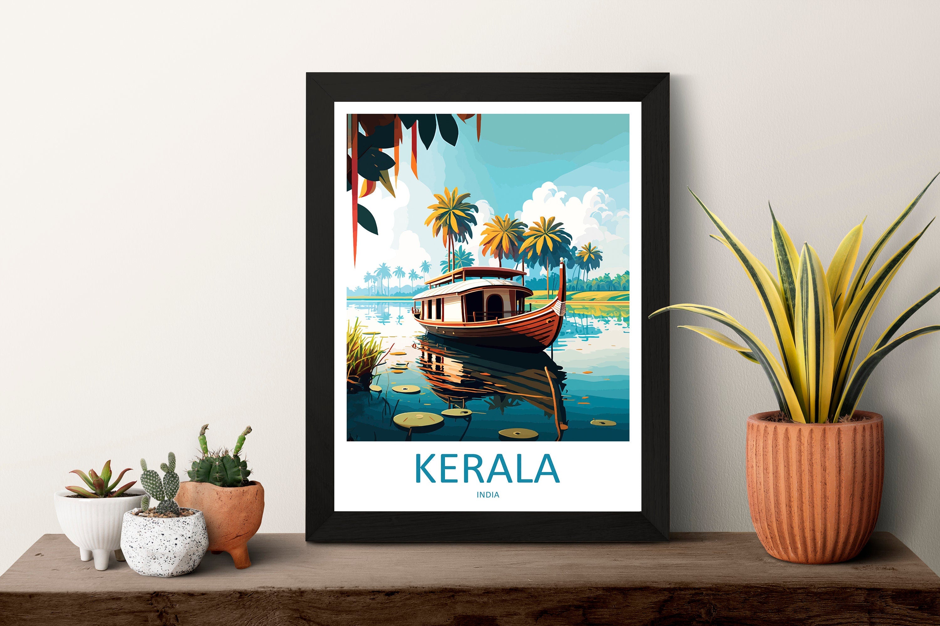 Kerala Travel Print