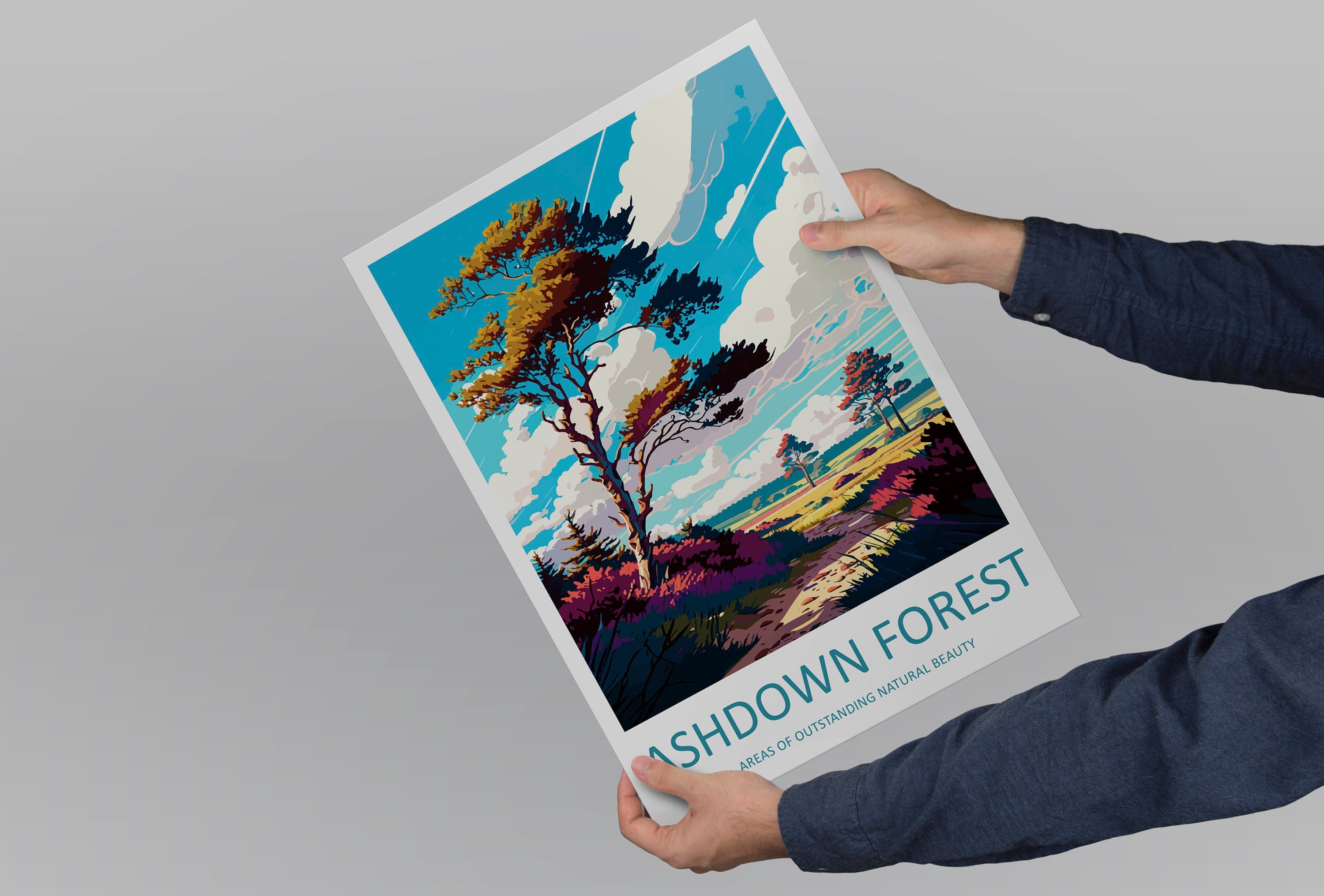 Ashdown Forest Travel Print