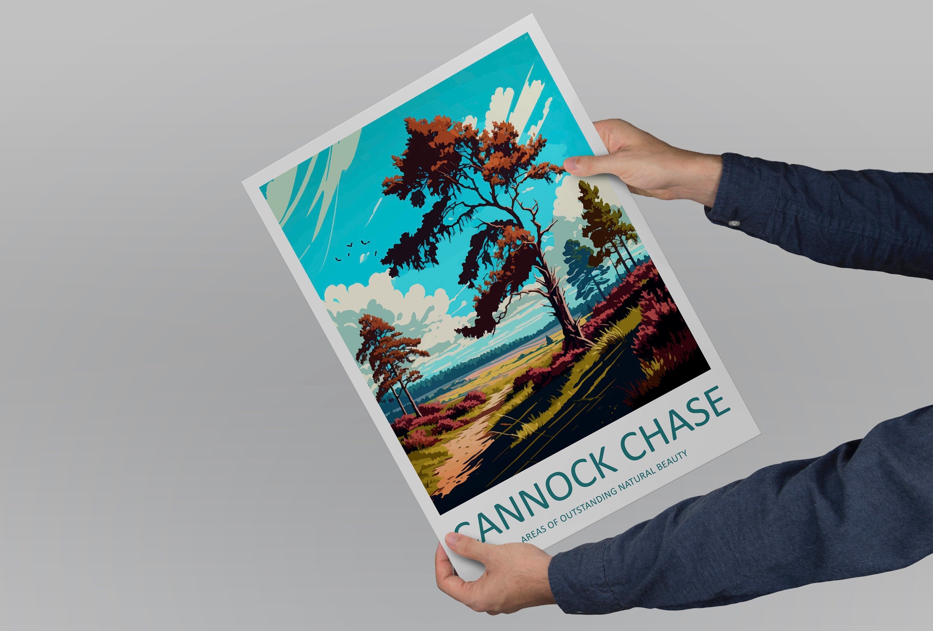 Cannock Chase Travel Print