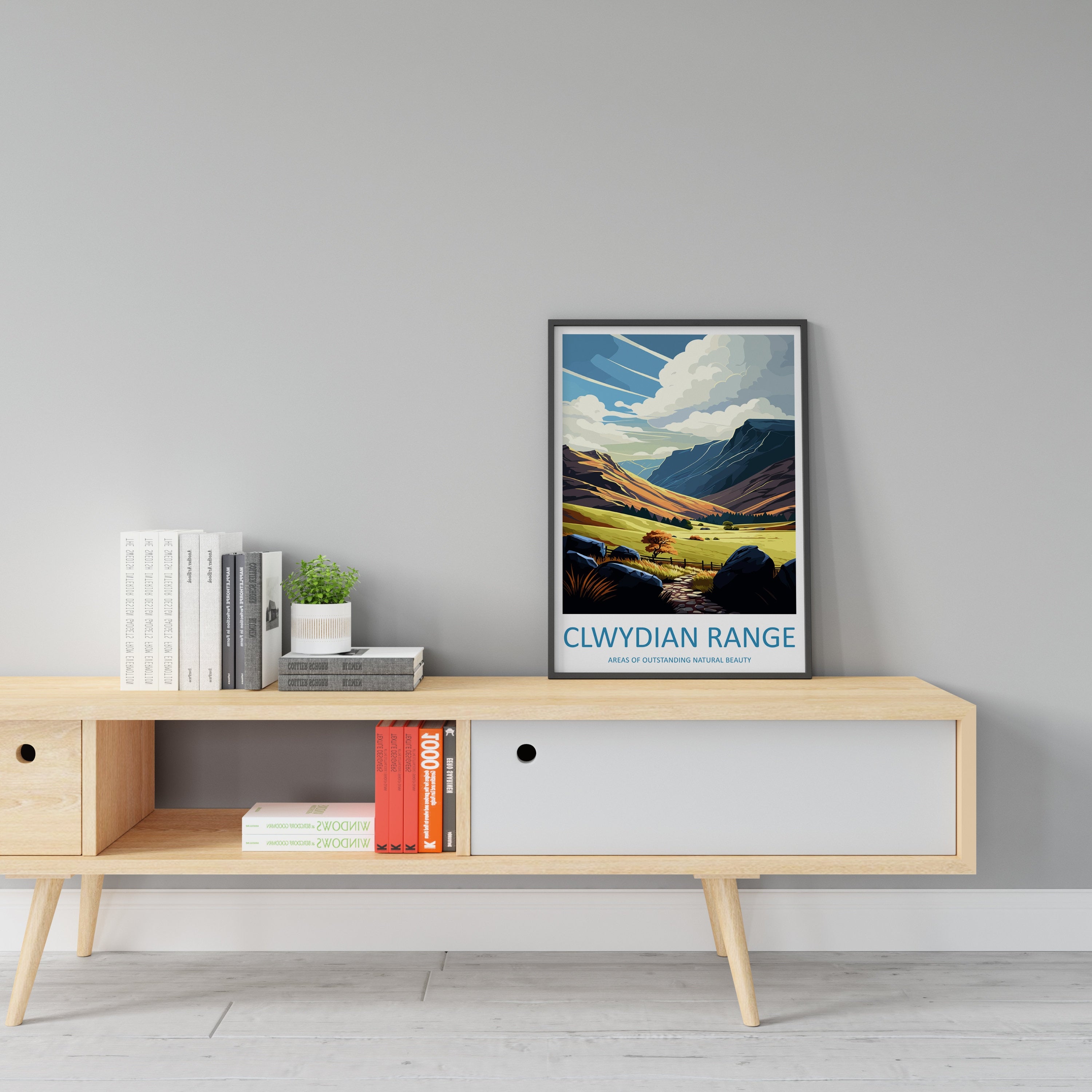 Clwydian Range Travel Print