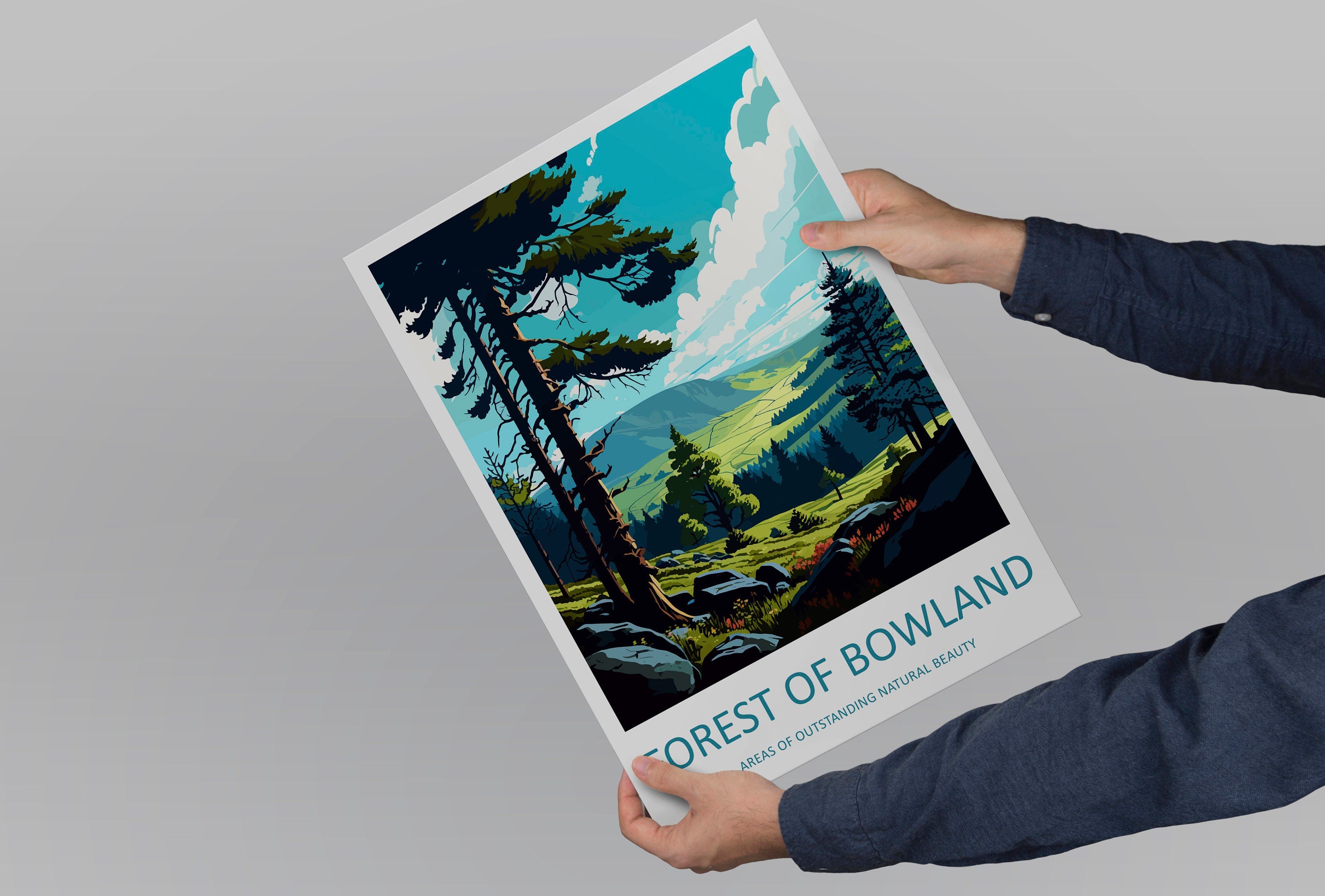 Forest Of Bowland Travel Print