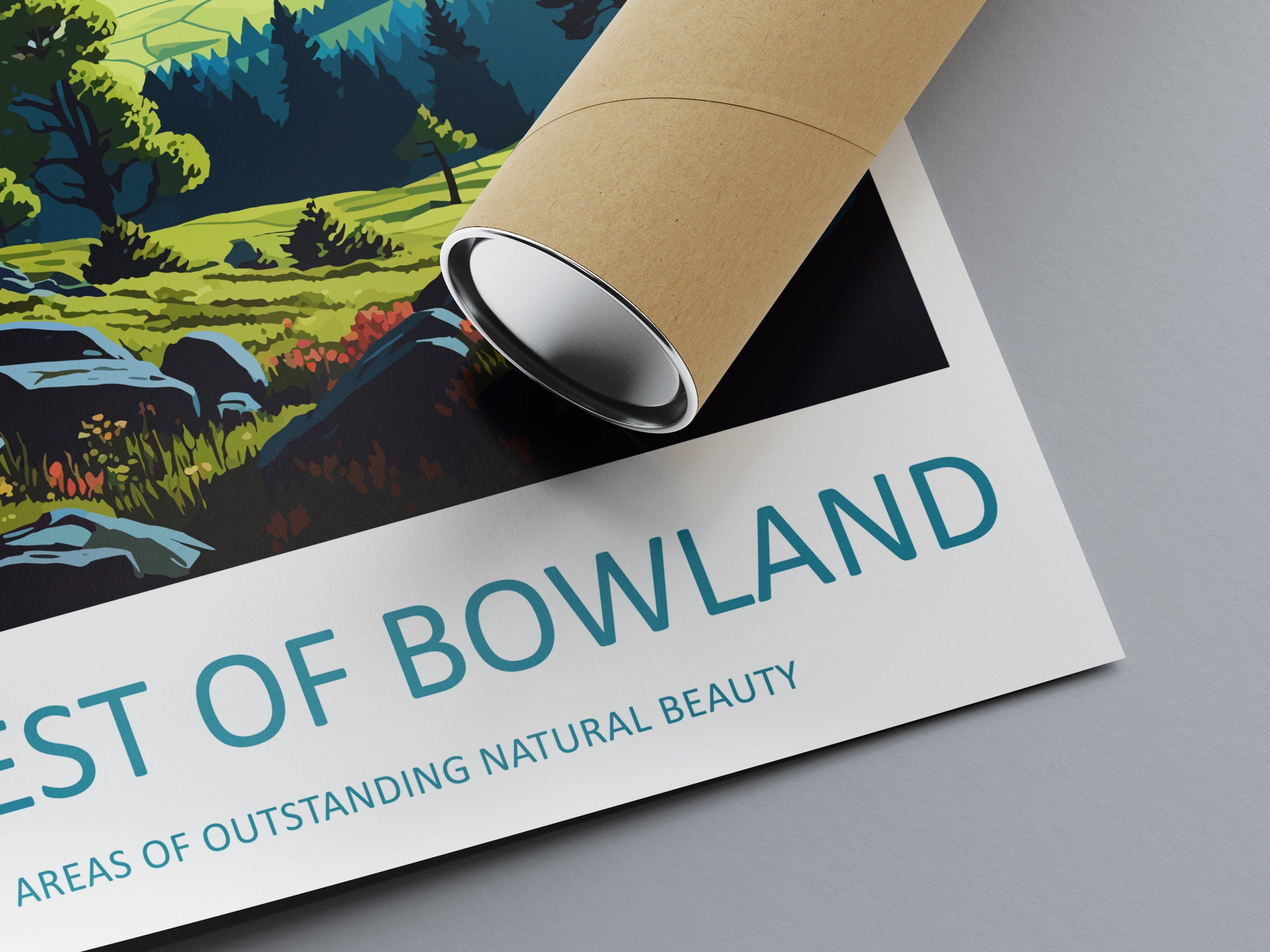 Forest Of Bowland Travel Print