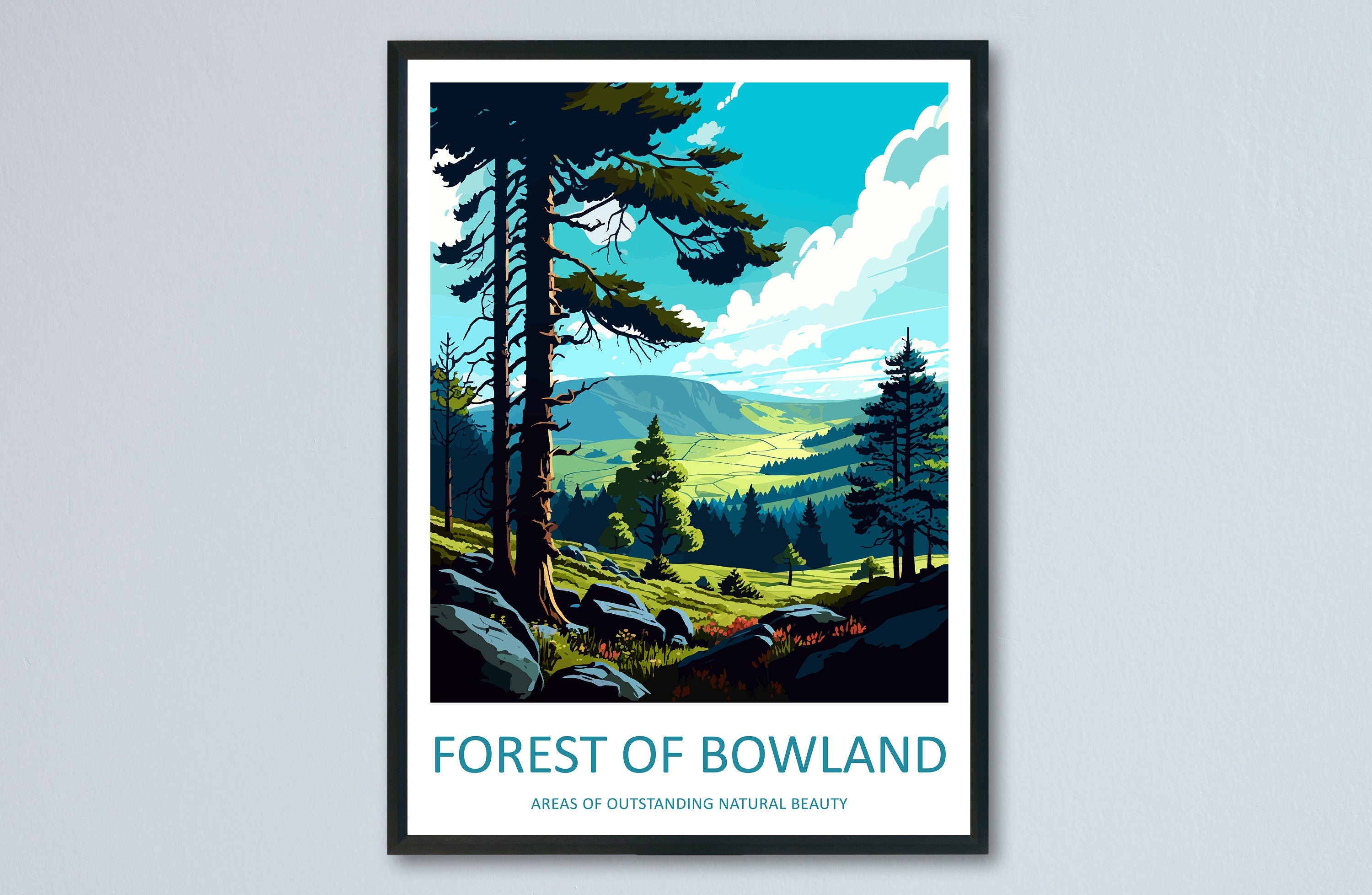 Forest Of Bowland Travel Print