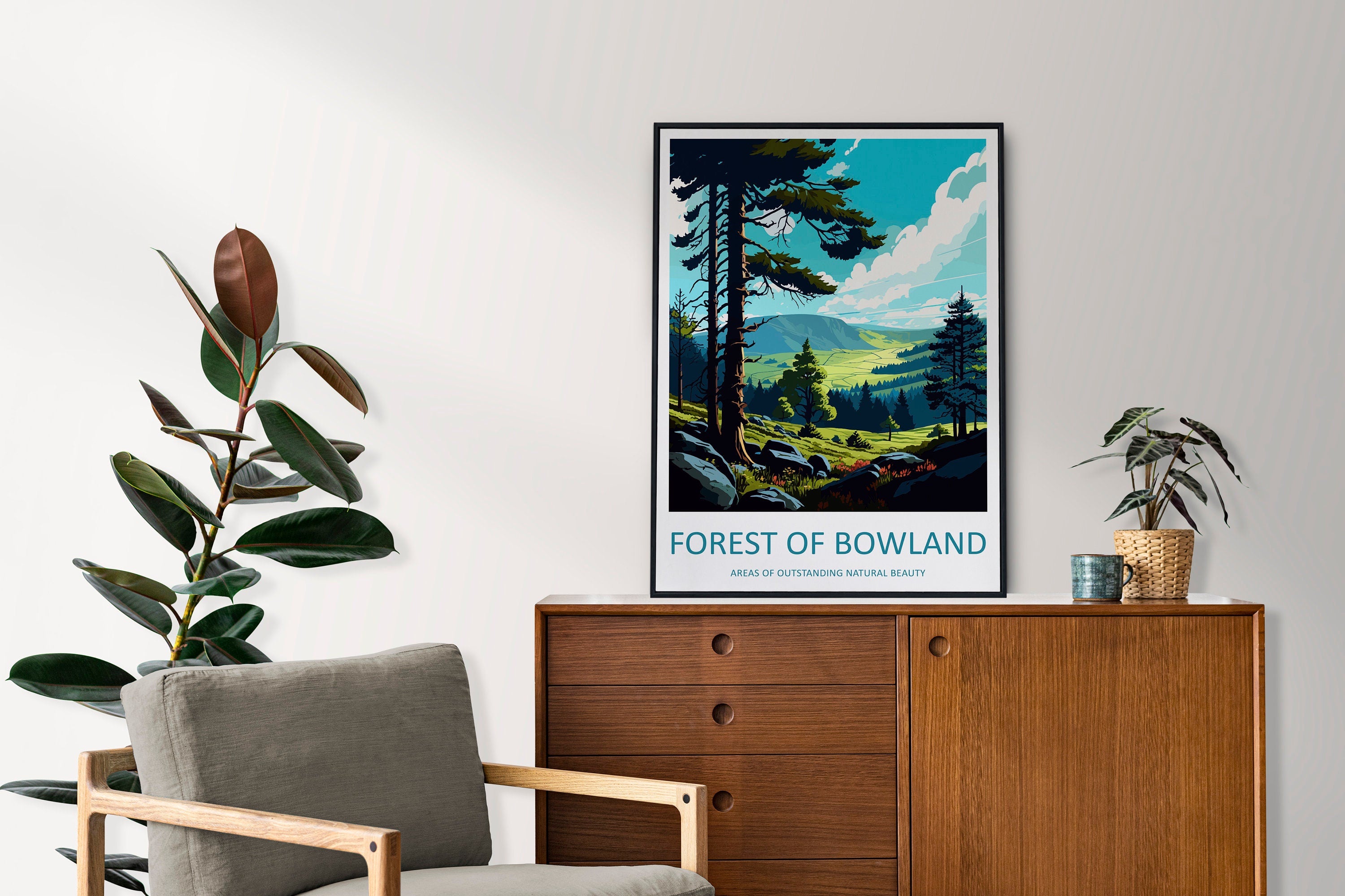 Forest Of Bowland Travel Print