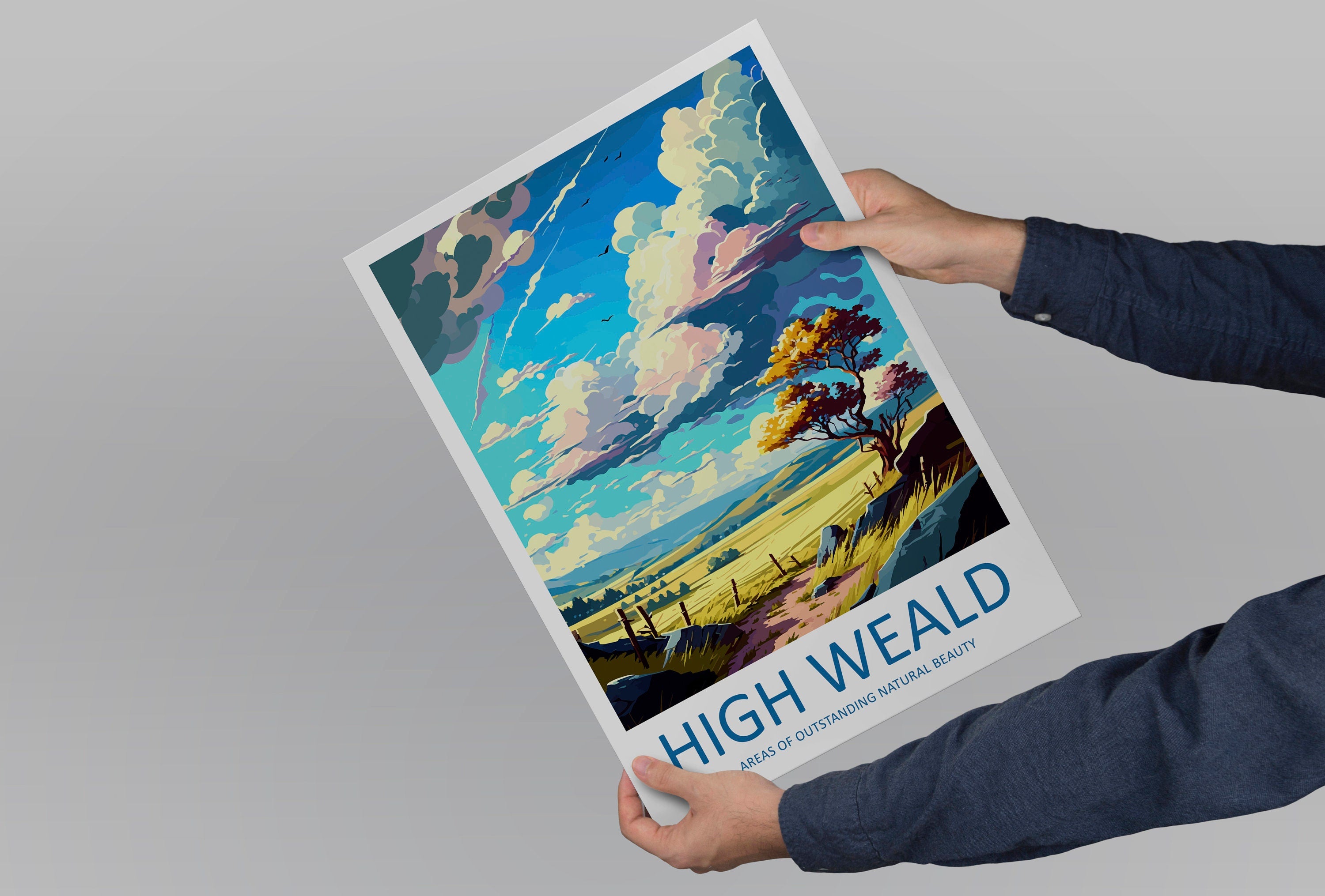 High Weald Travel Print