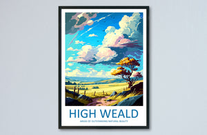 High Weald Travel Print