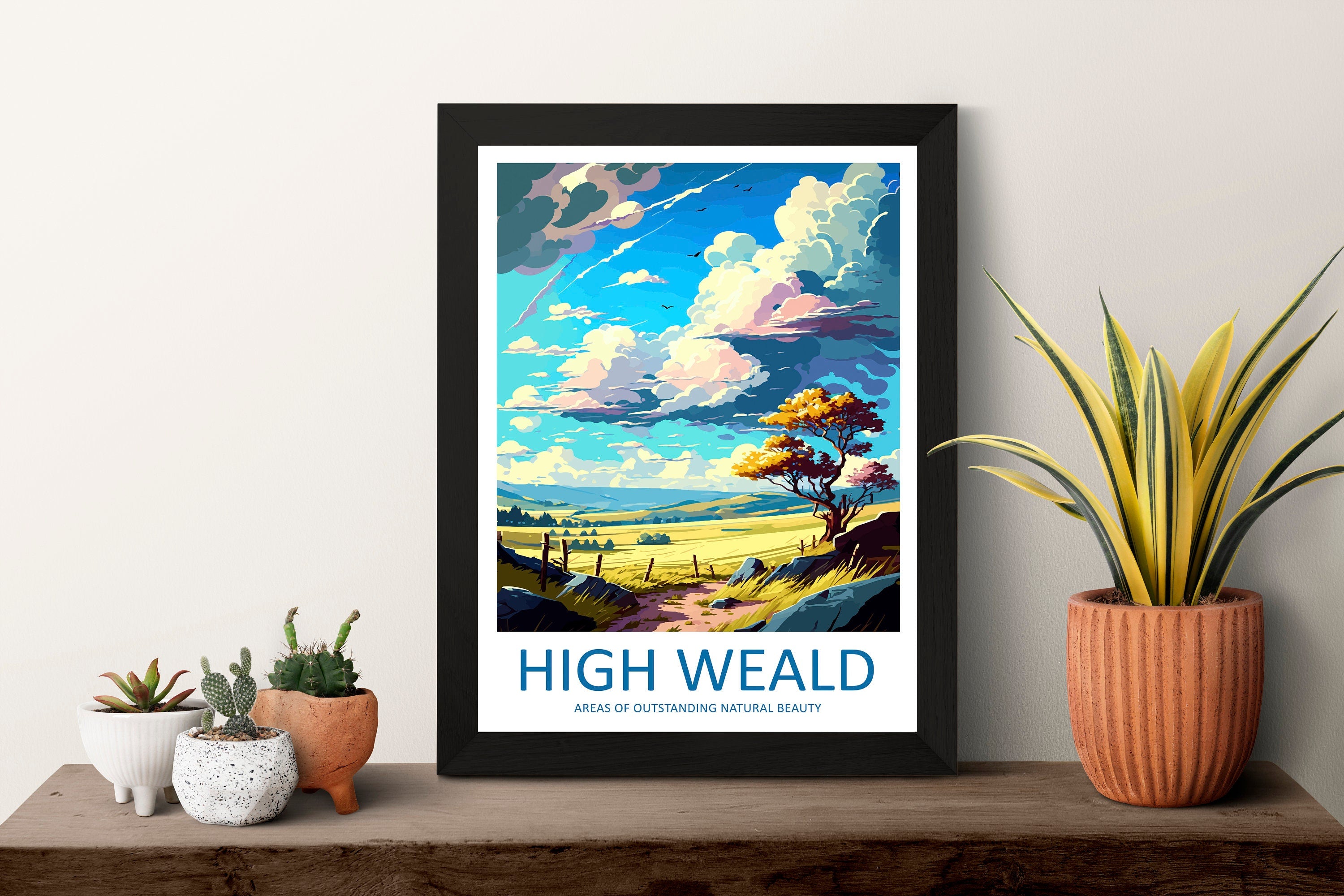 High Weald Travel Print