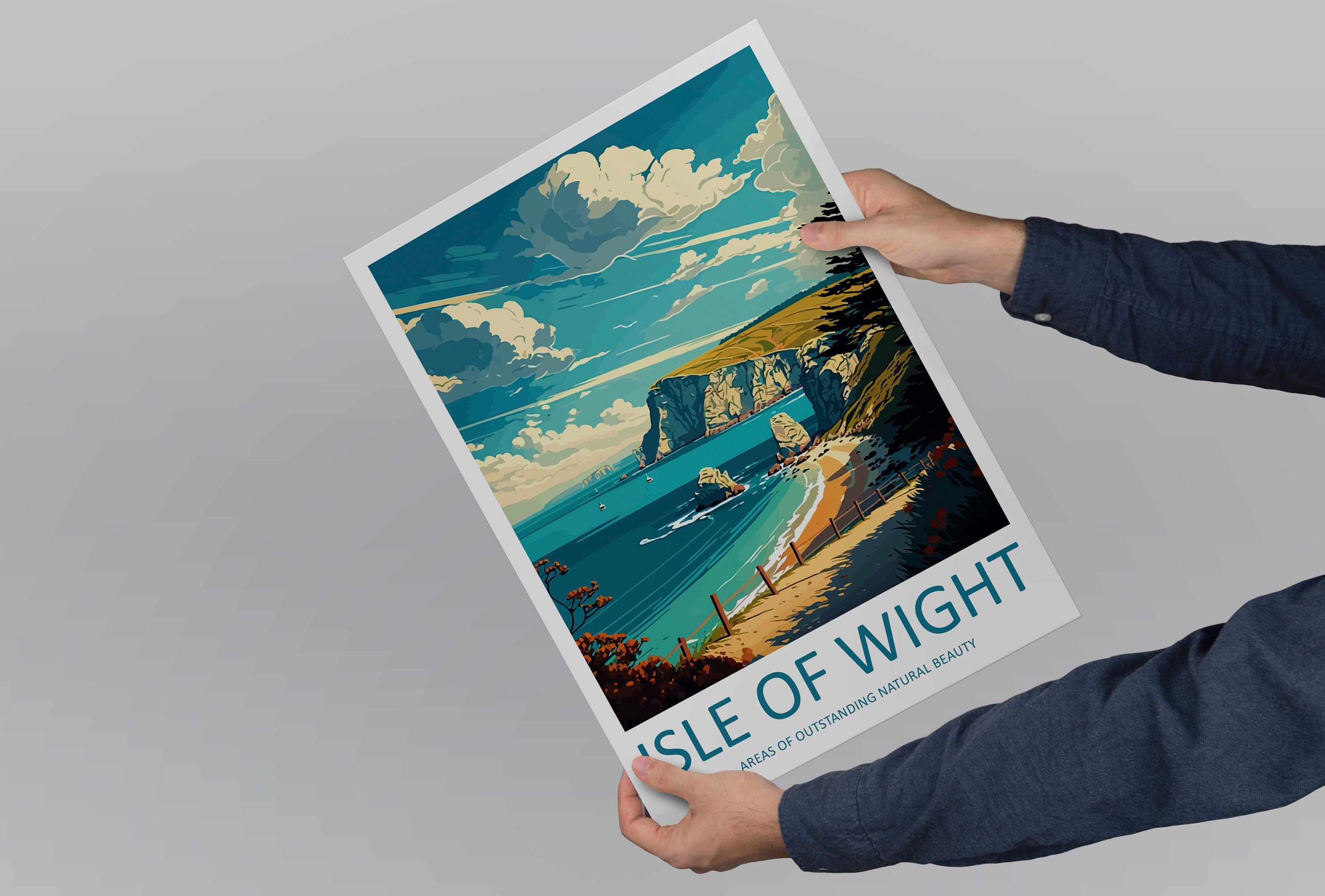 Isle Of Wight Travel Print