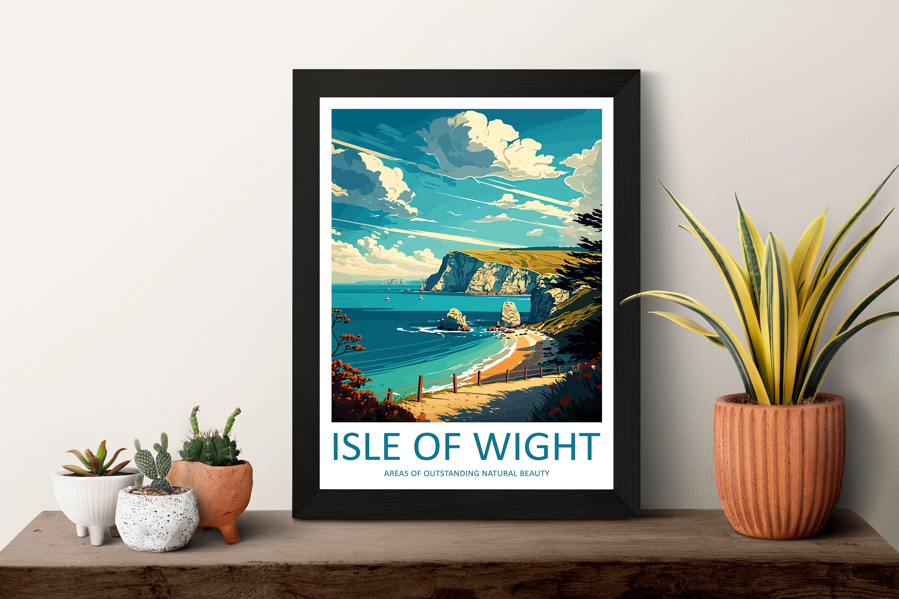 Isle Of Wight Travel Print