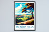 Mendip Hills Travel Print