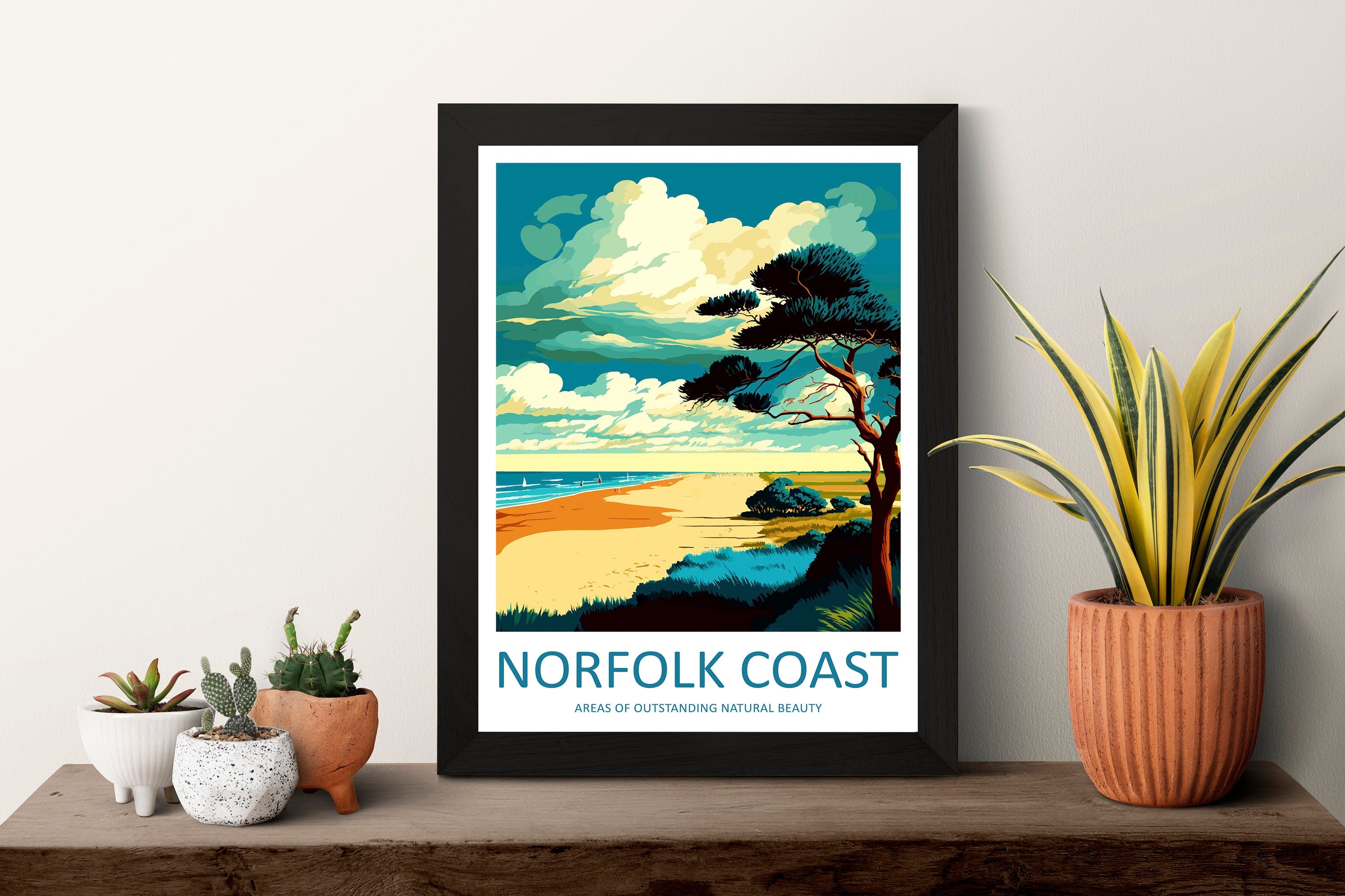 Norfolk Coast Travel Print