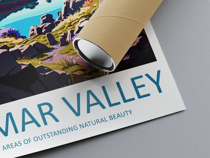 Tamar Valley Travel Print Wall Art Tamar Valley Wall Hanging Home Decor Tamar Valley Gift Art Lovers Wall Art ANOB Travel Art