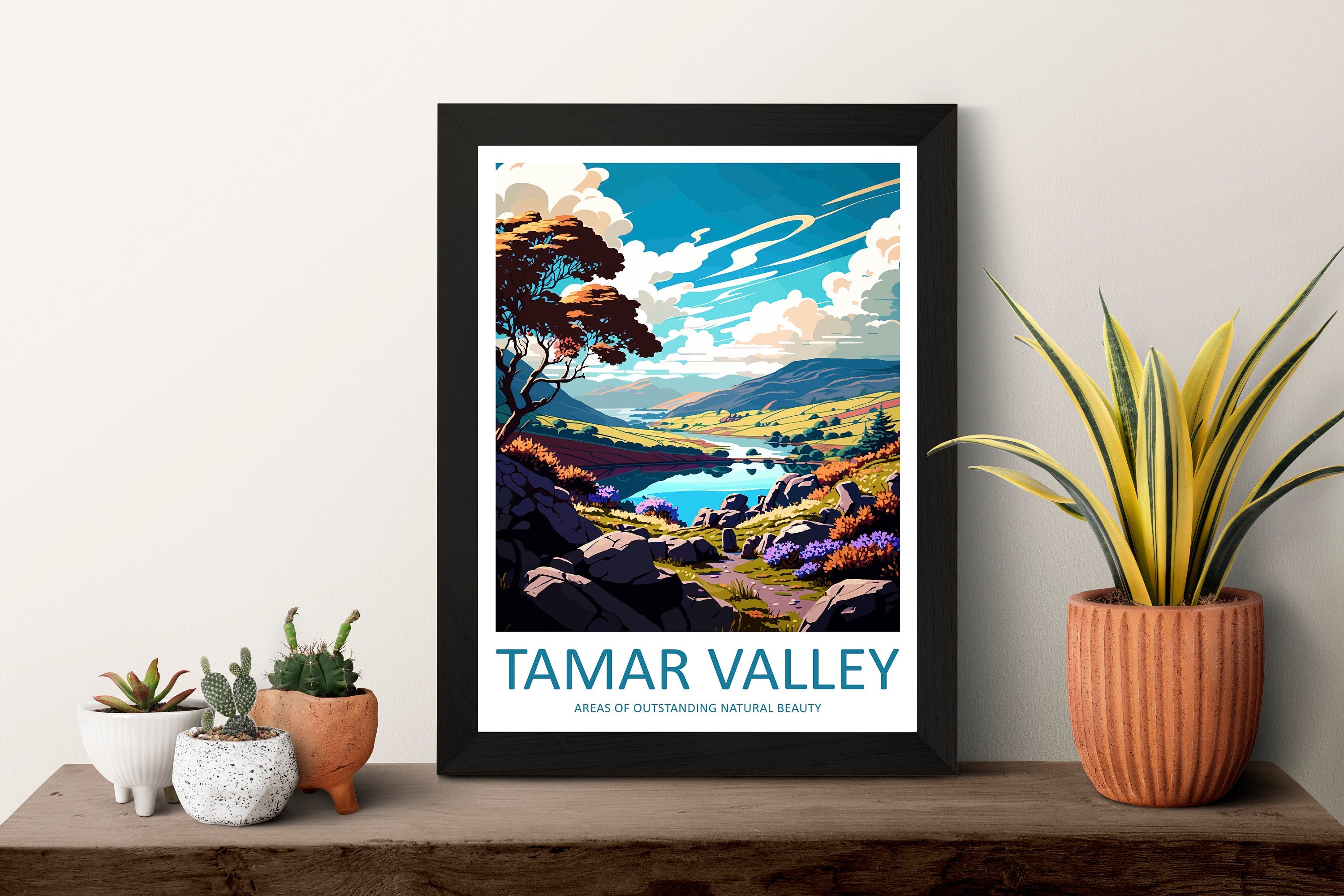 Tamar Valley Travel Print