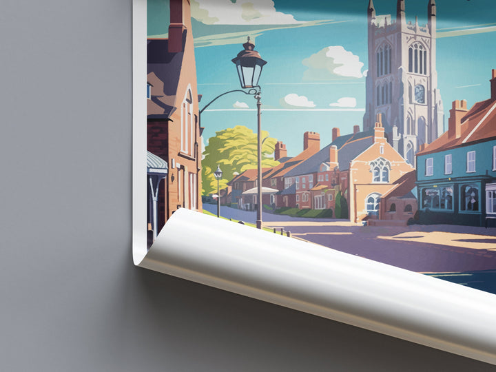Thetford Travel Print Wall Art Thetford Wall Hanging Home Décor Thetford Gift Art Lovers England Art Lover Gift Thetford Art