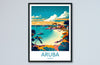 Aruba Travel Print