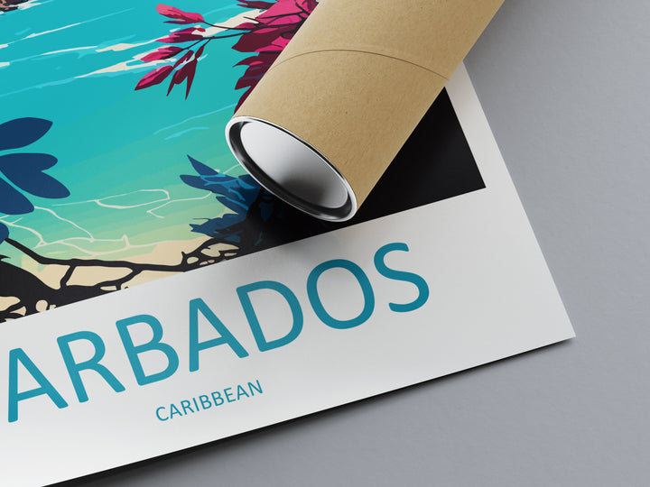 Barbados Travel Print Wall Art Barbados Wall Hanging Home Décor Barbados Gift Art Lovers Wall Art Caribbean Travel Print Barbados Decor
