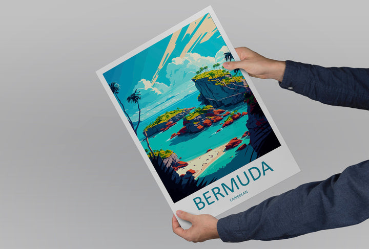 Bermuda Travel Print Wall Art Bermuda Wall Hanging Home Décor Bermuda Gift Art Lovers Wall Art Caribbean Travel Print Bermuda Decor