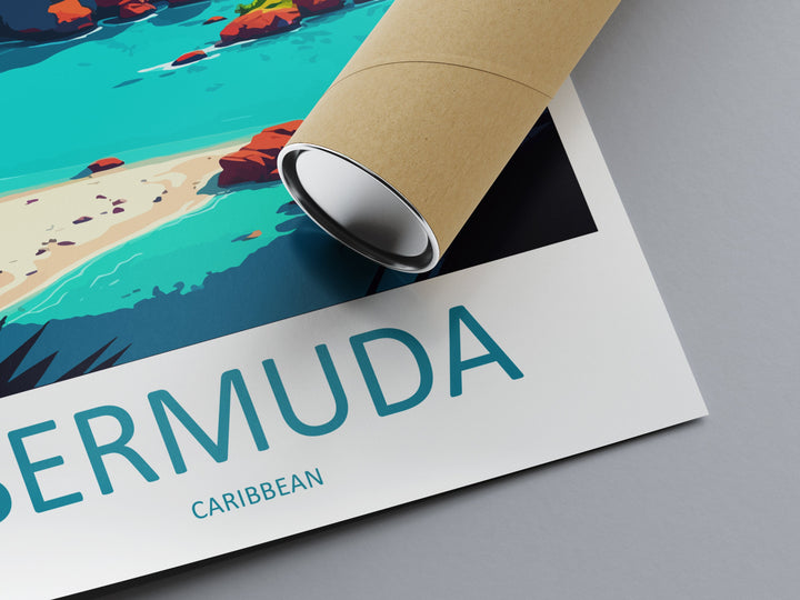 Bermuda Travel Print Wall Art Bermuda Wall Hanging Home Décor Bermuda Gift Art Lovers Wall Art Caribbean Travel Print Bermuda Decor