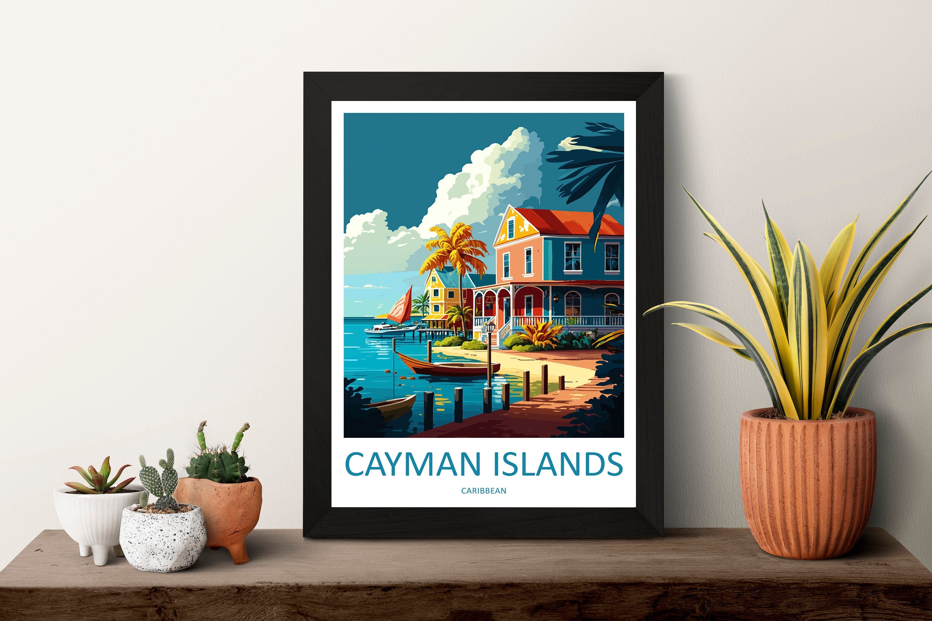 Cayman Islands Travel Print