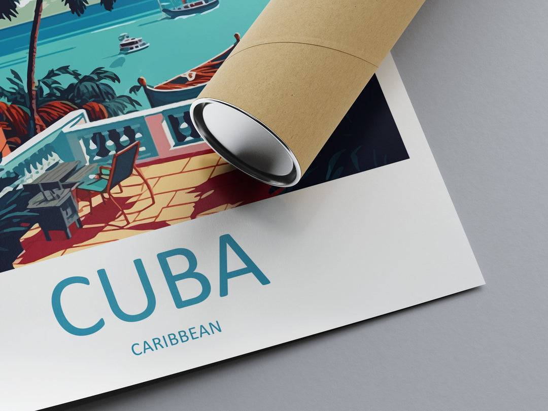 Cuba Travel Print Wall Art Cuba Wall Hanging Home Décor Cuba Gift Art Lovers Wall Art Caribbean Travel Print Poster Gift For Caribbean Art