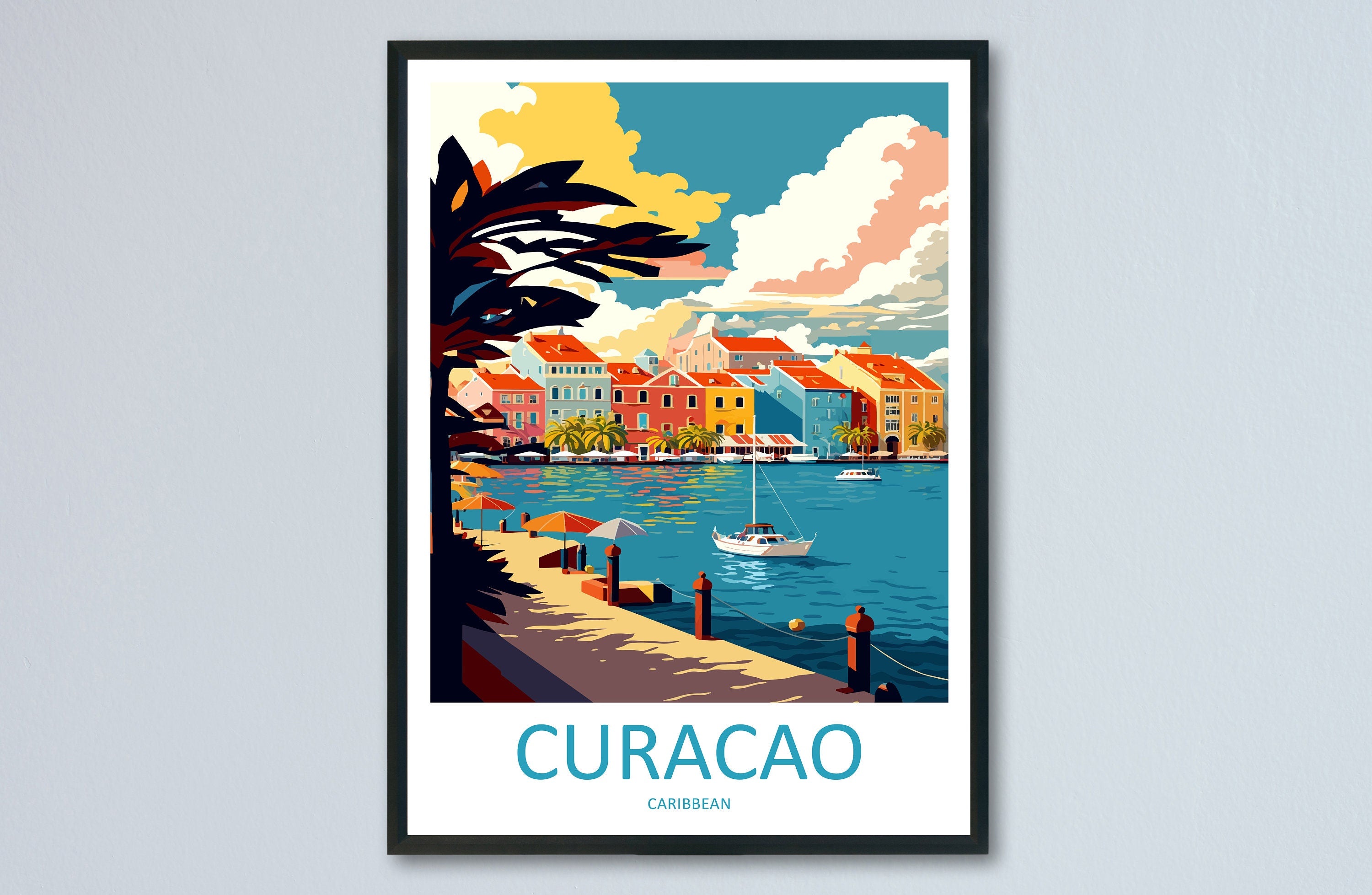 Curaçao Travel Print