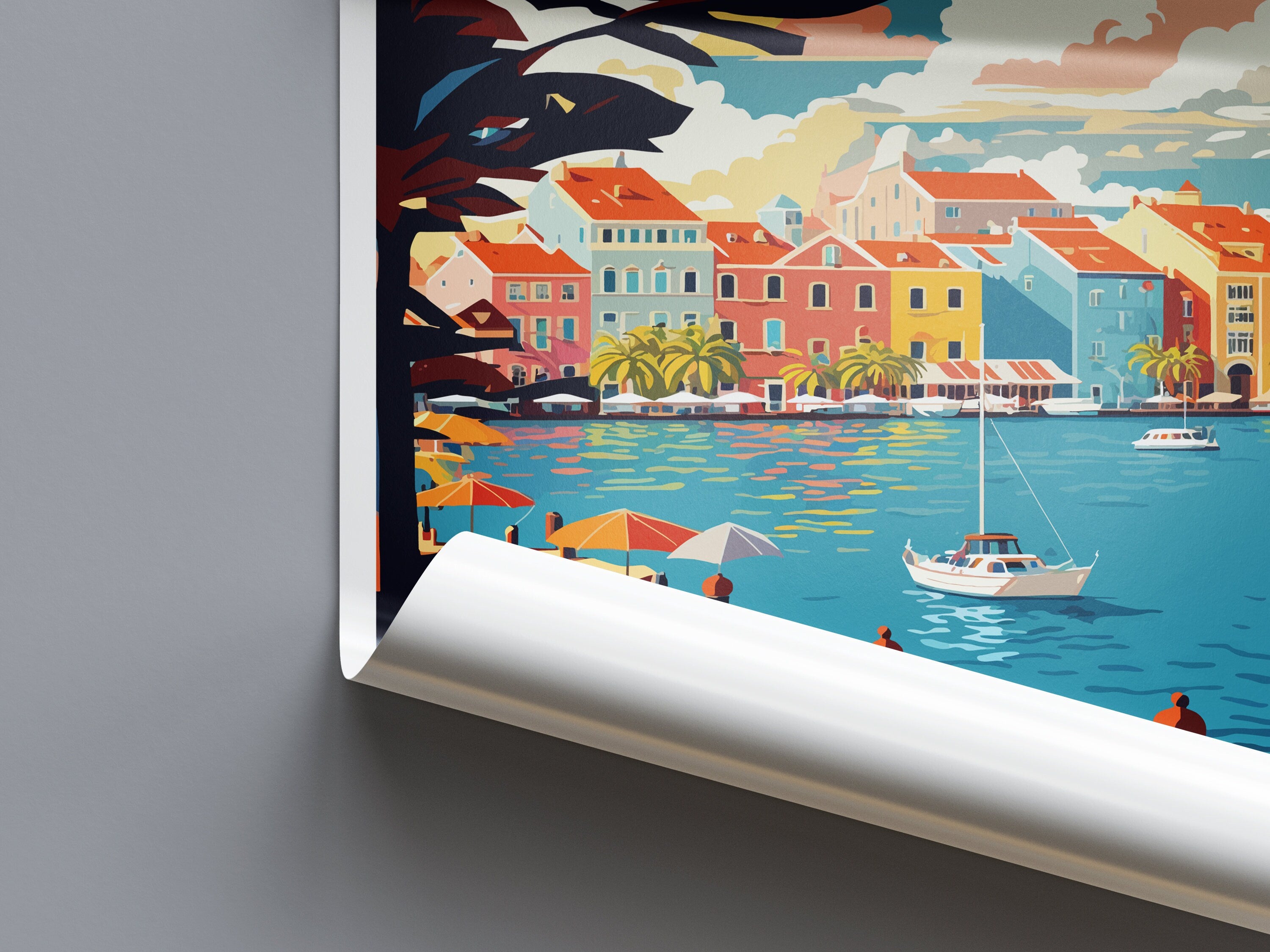 Curaçao Travel Print