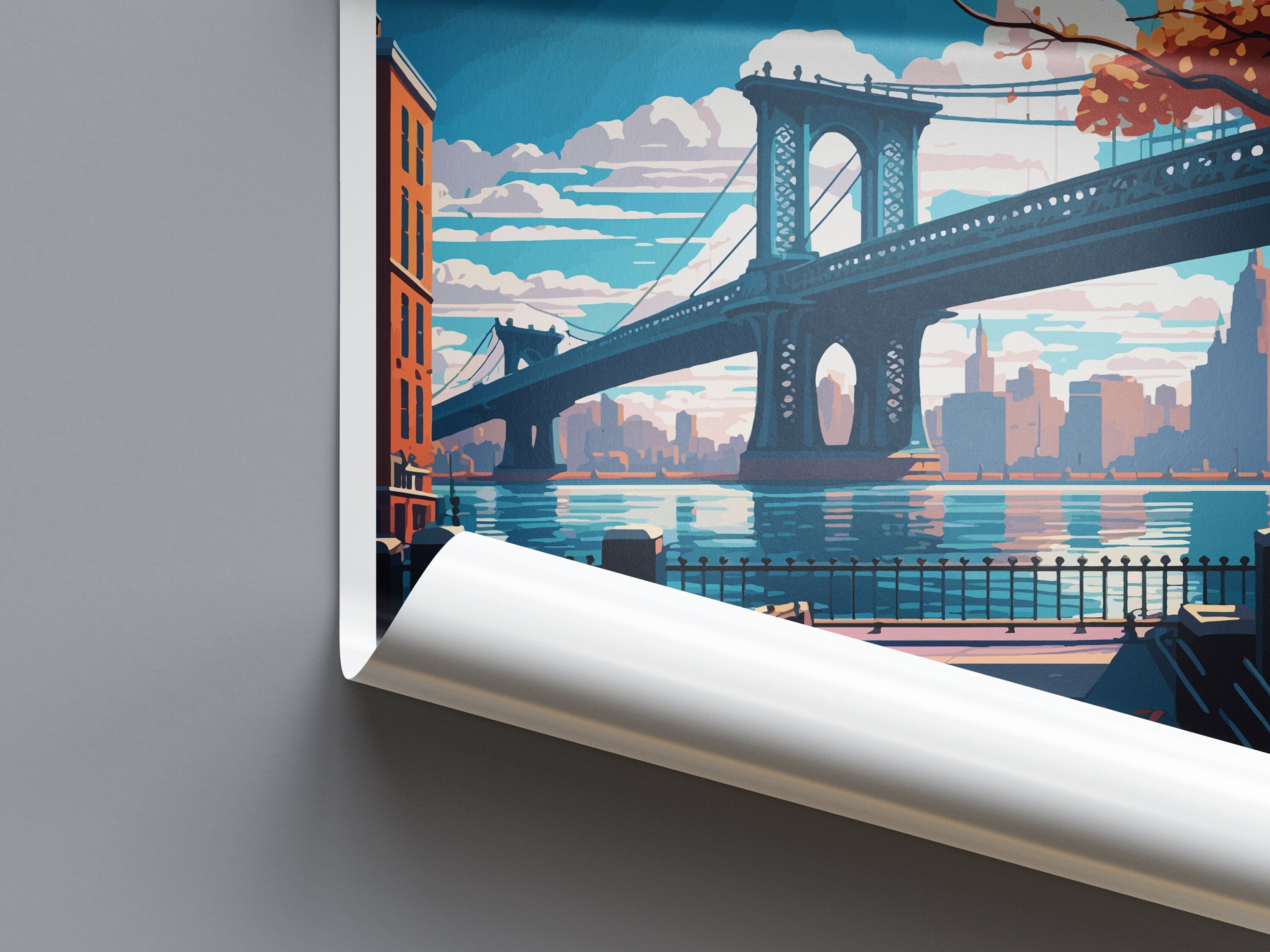 Brooklyn New York Travel Print